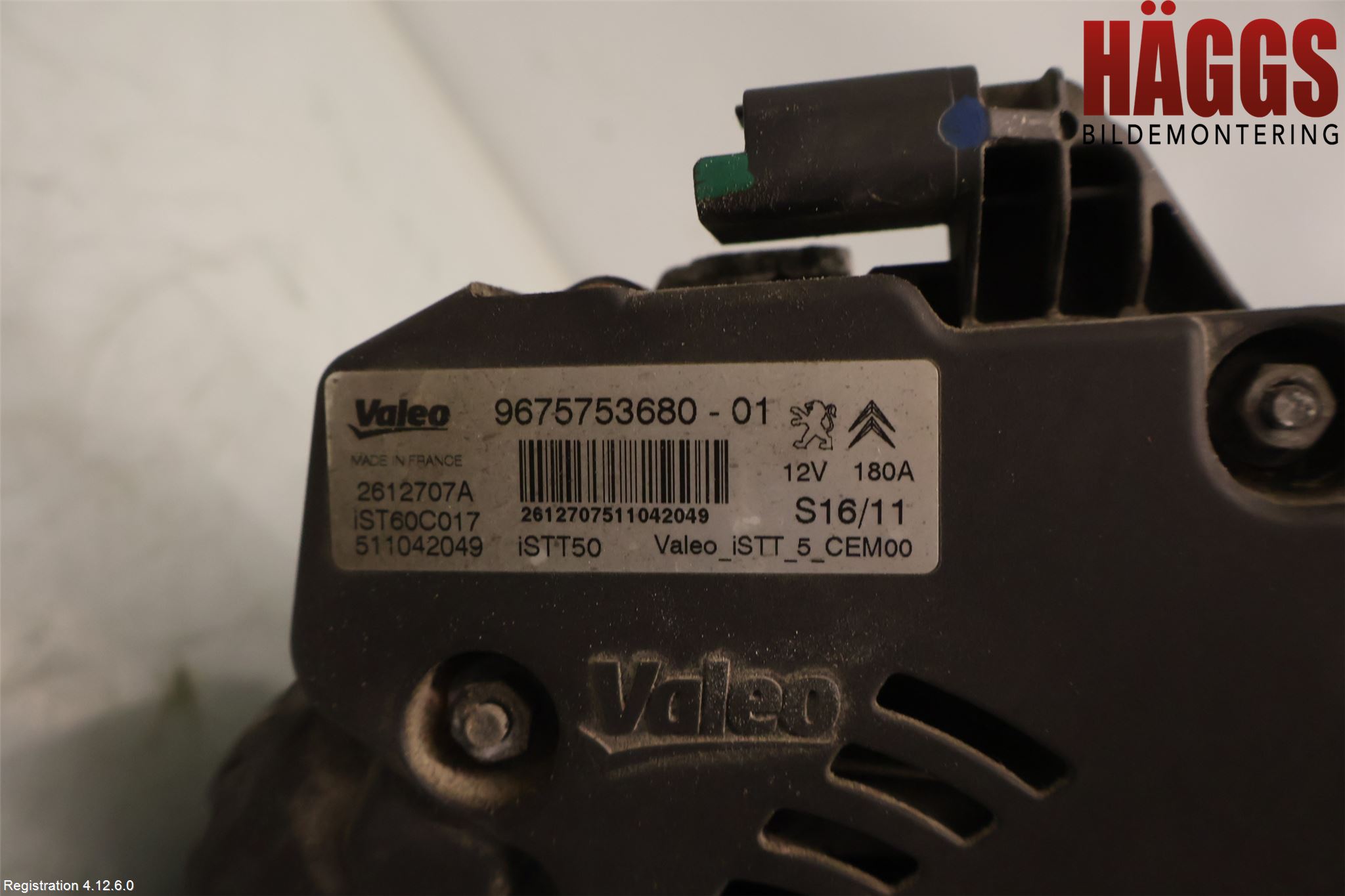 Peugeot 508 11-18 Generator