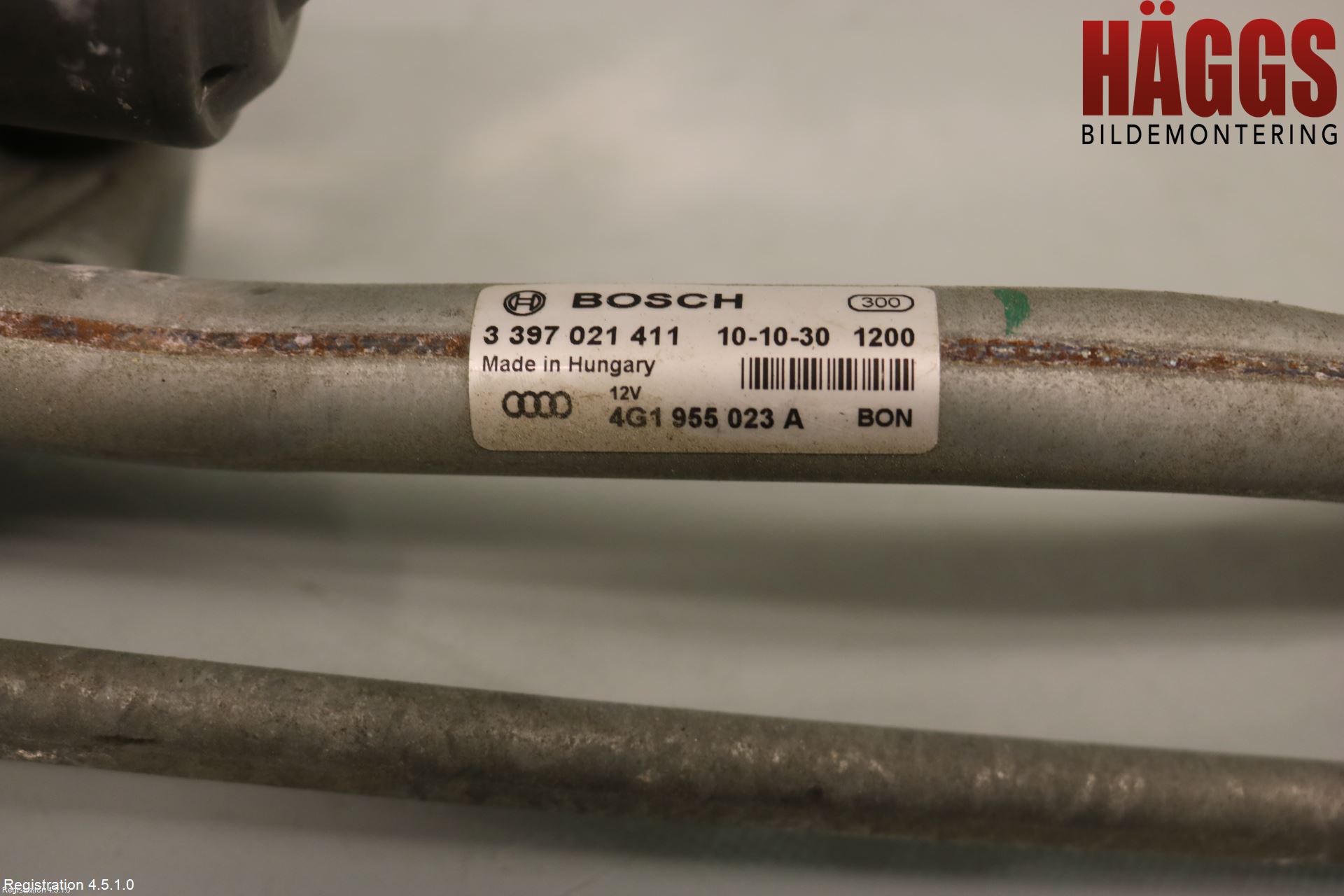 Audi A7/S7 4G 11-17 Torkarmotor Vindruta