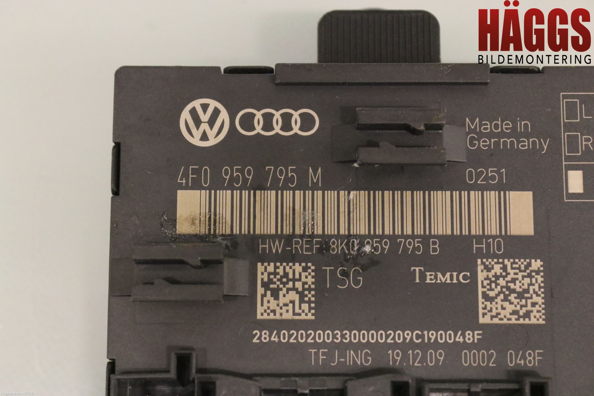 Audi A6/S6     05-11 Styrenhet Dörr