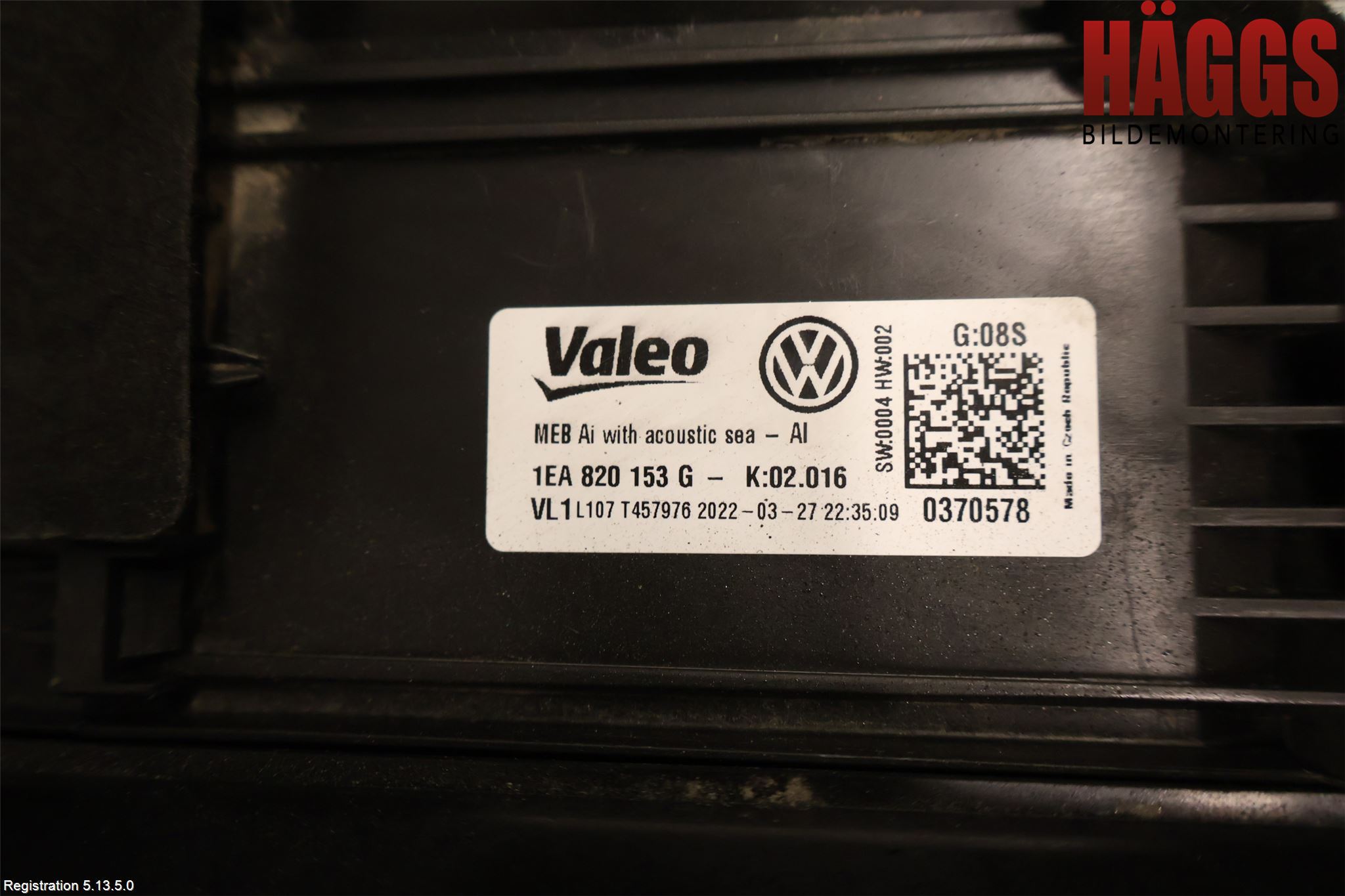 Volkswagen VW ID.5 22- Värme Cellpaket Komp