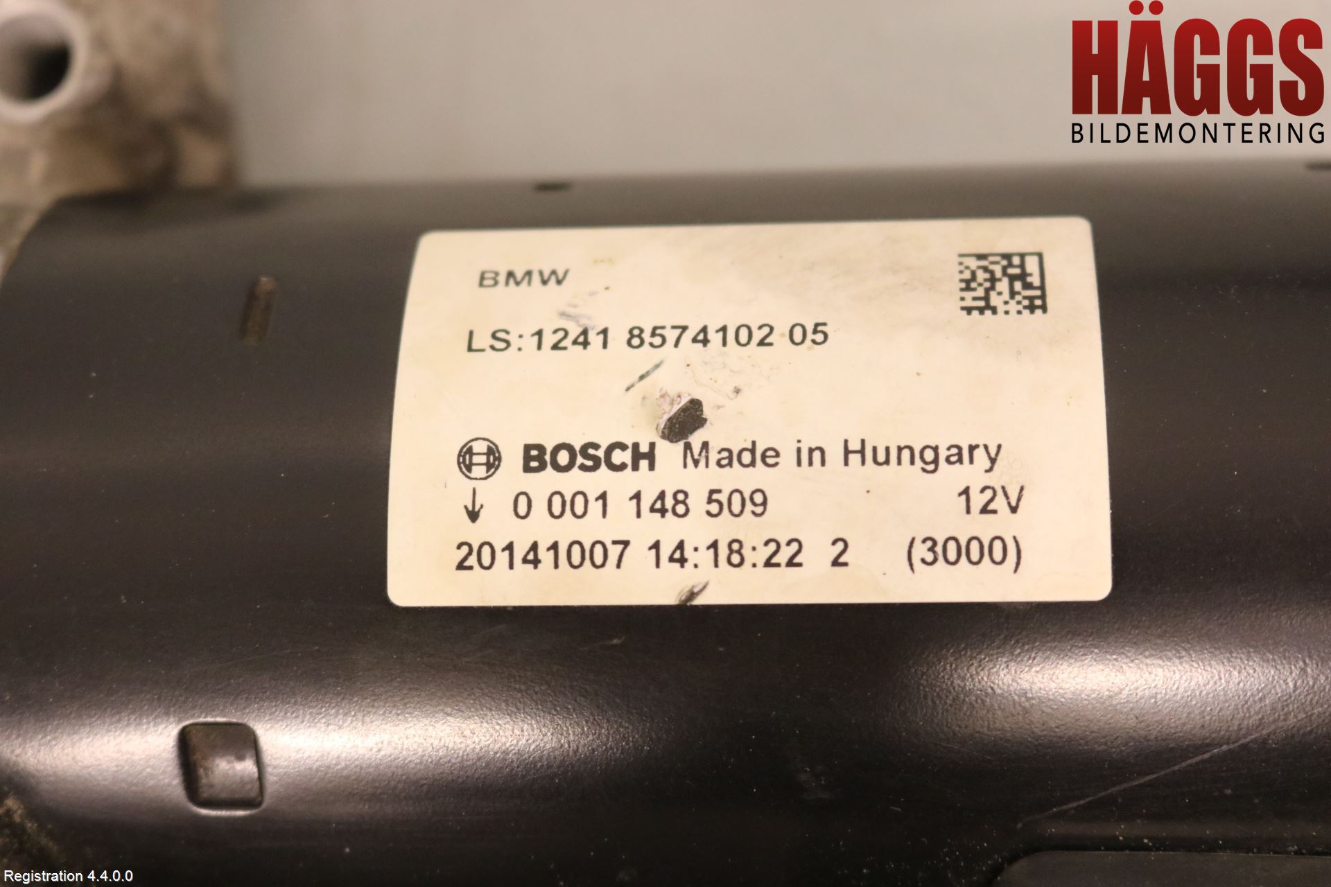 BMW 3 F30/F31/F80 12-19 Startmotor Diesel