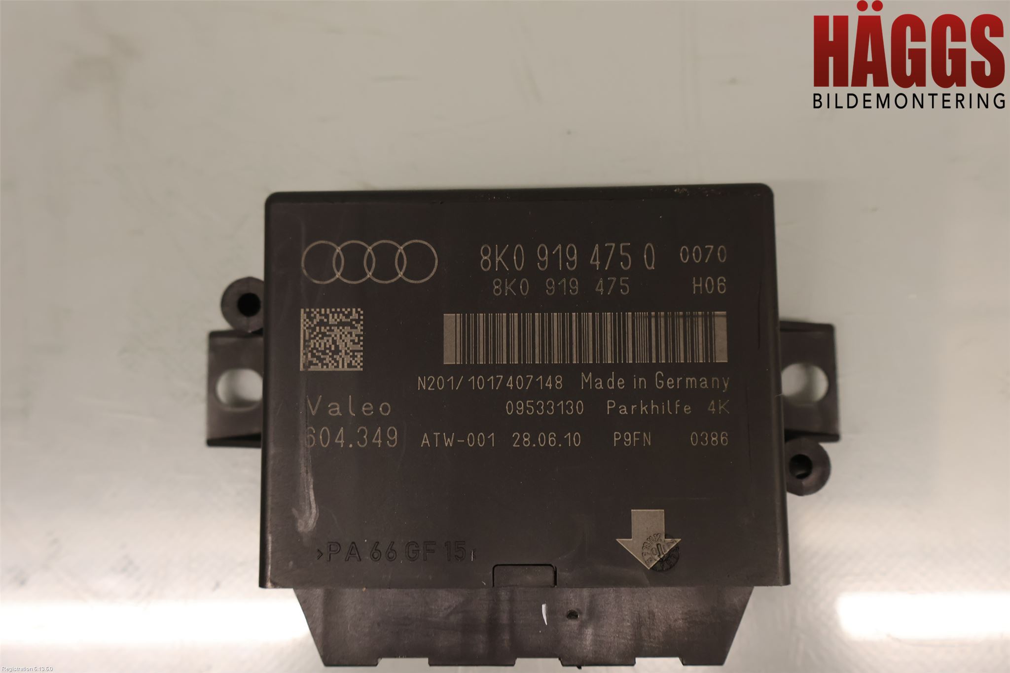 Audi A4/S4 08-11 Styrenhet Parkeringshjälp