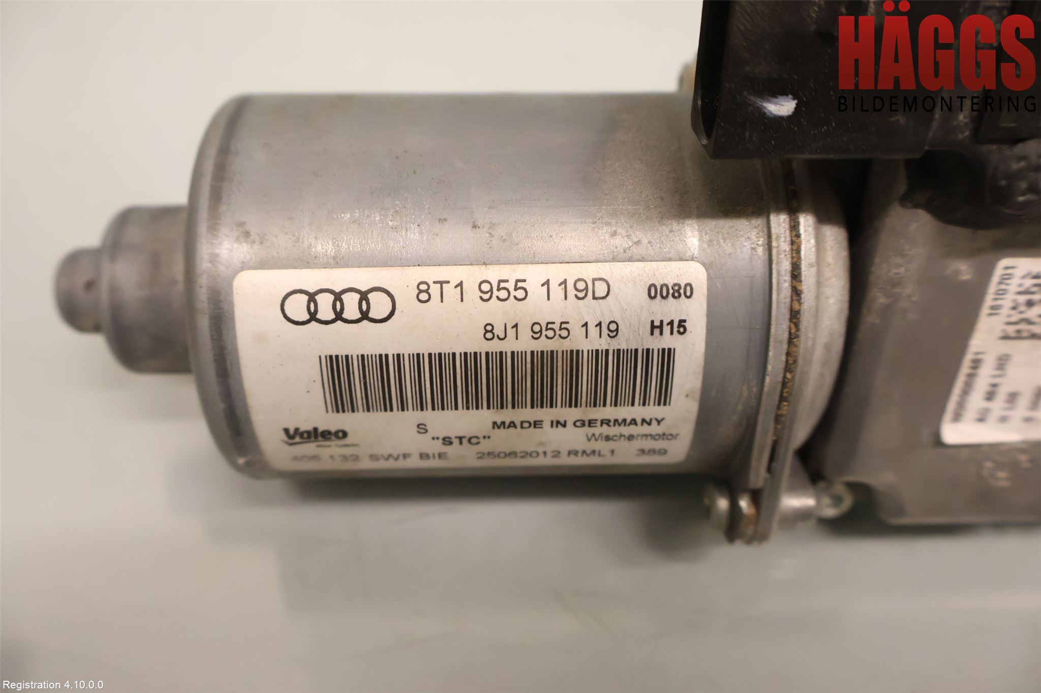 Audi A5 07-16 Torkarmotor Vindruta