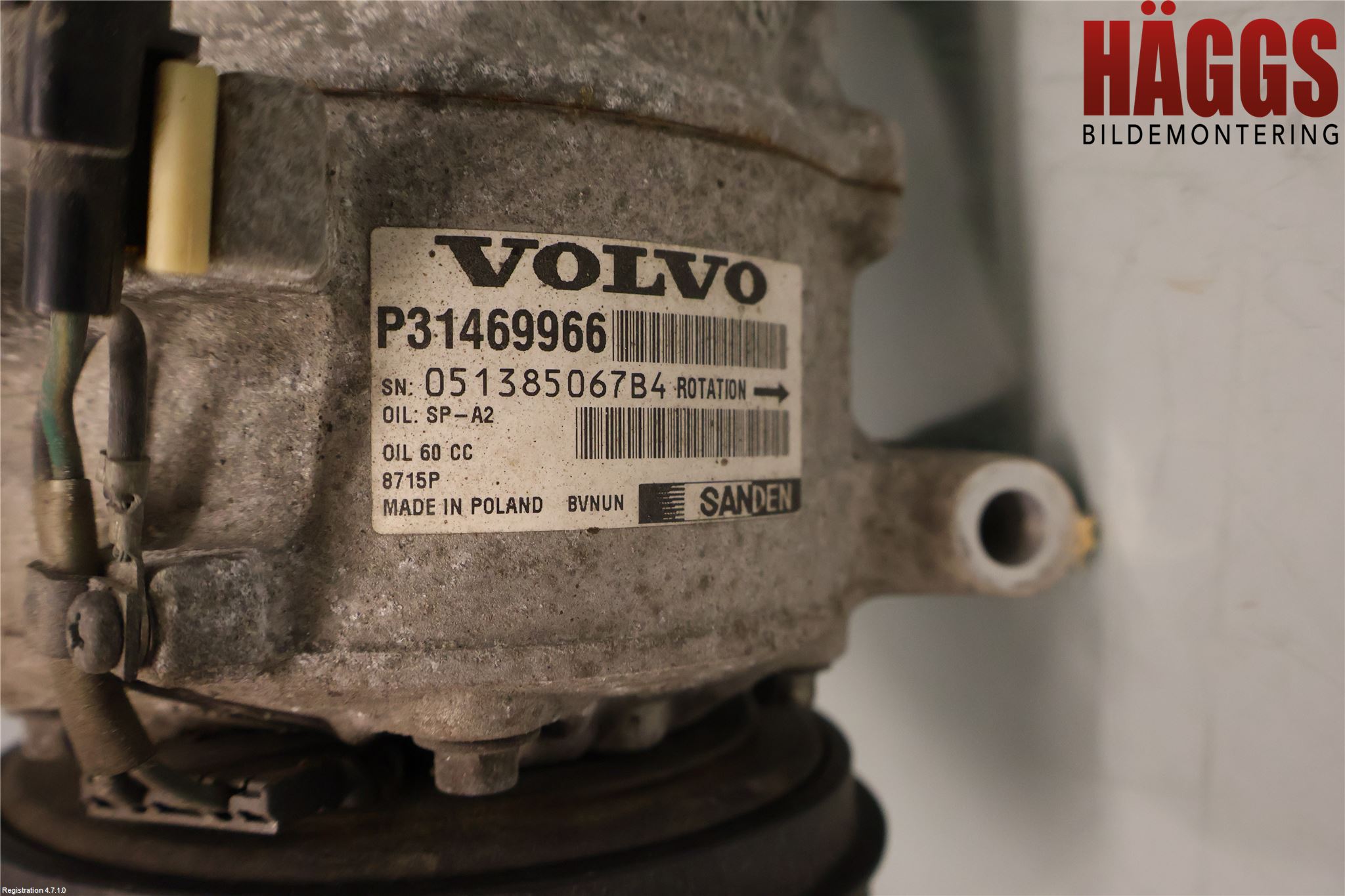 Volvo V90 17->> Ac Kompressor