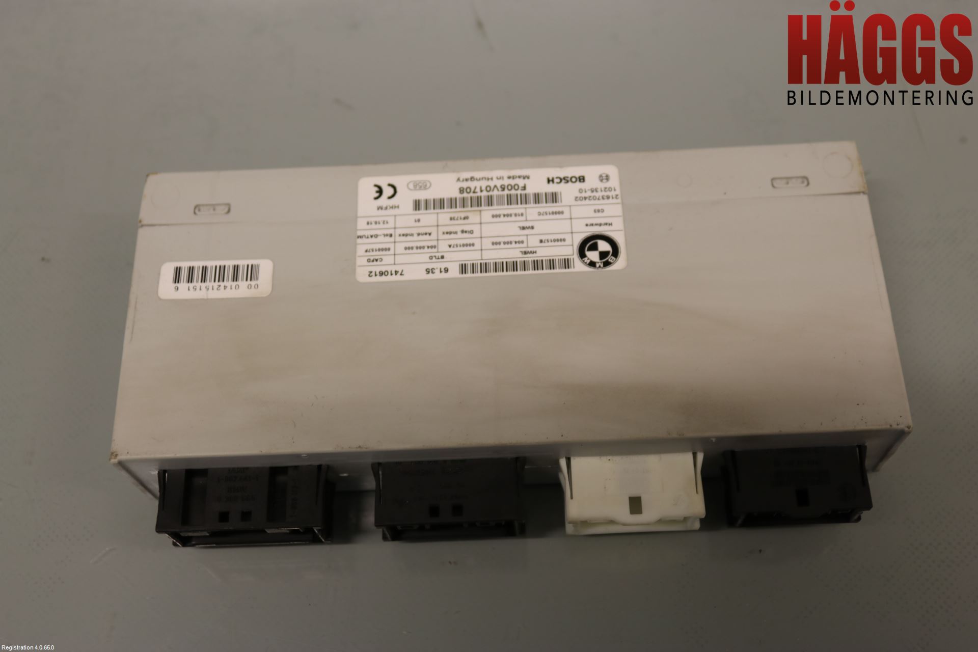 BMW 3 GT F34 13-19 Styrenhet Baklucka