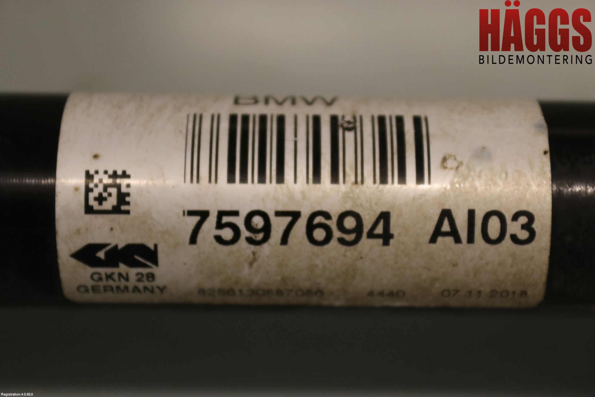 BMW 3 GT F34 13-19 Drivaxel Fram Höger