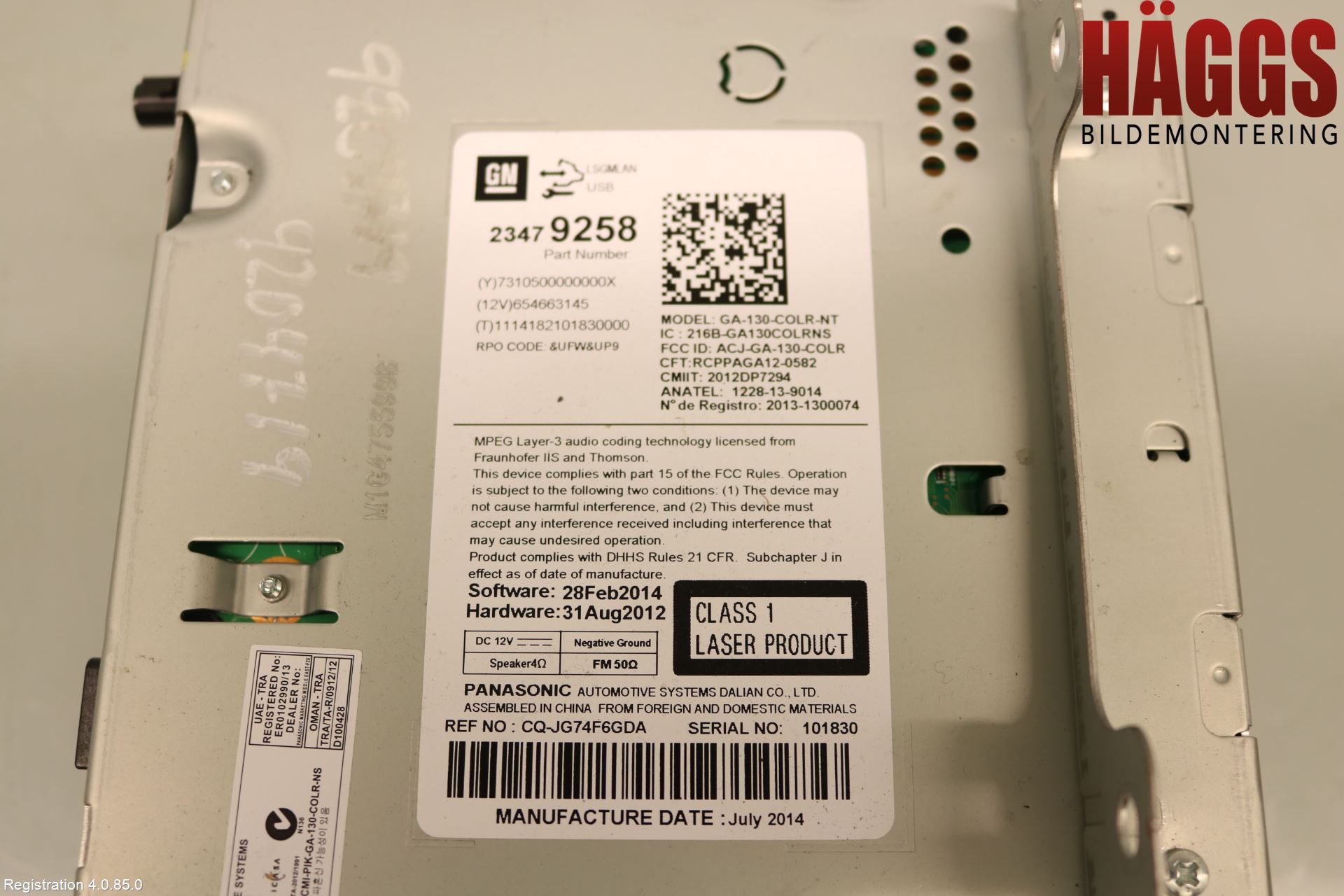 Opel MOKKA 13-20 Cd Radio - Multimediapanel