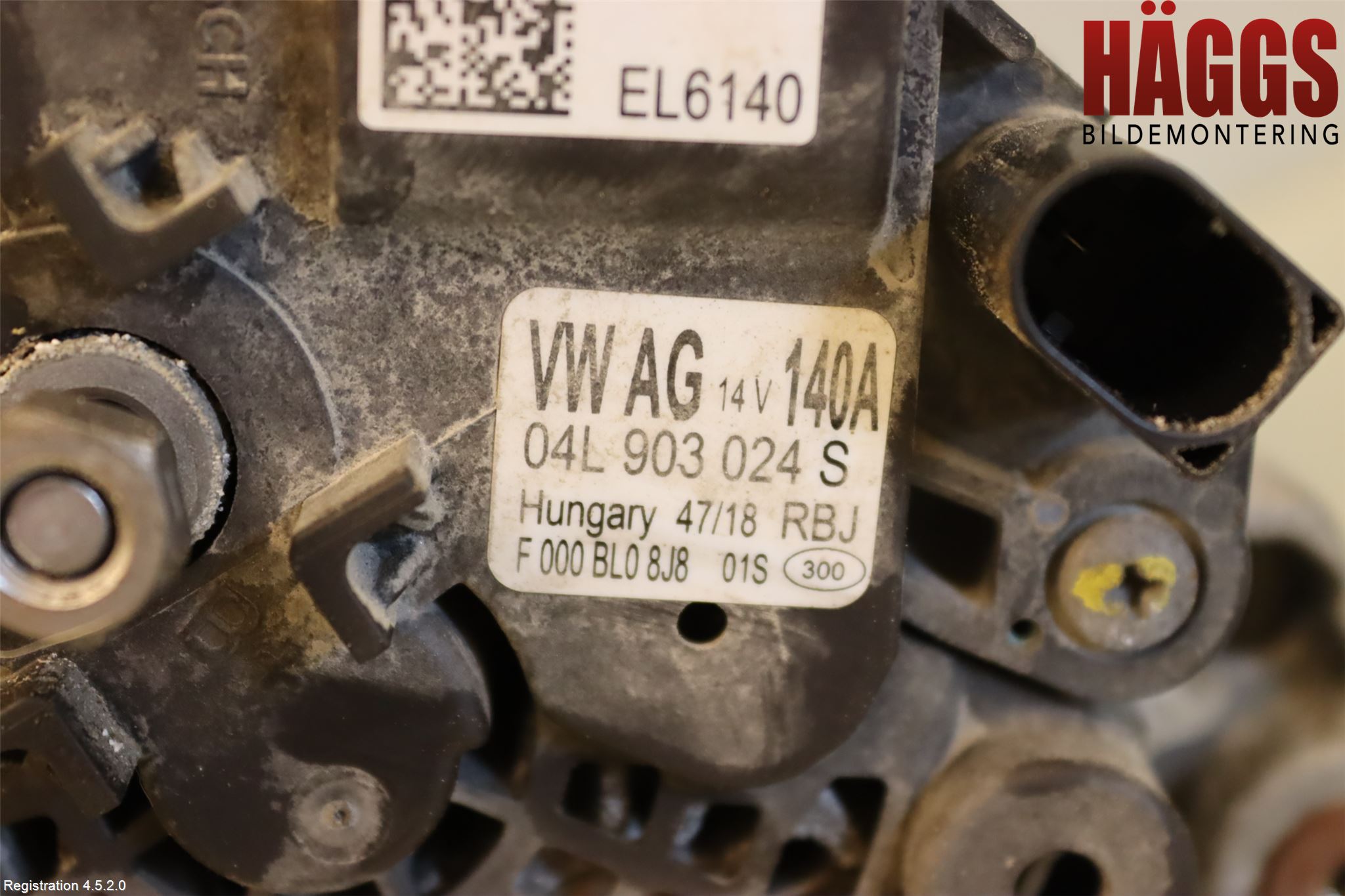 Volkswagen VW CADDY 16-20 Generator