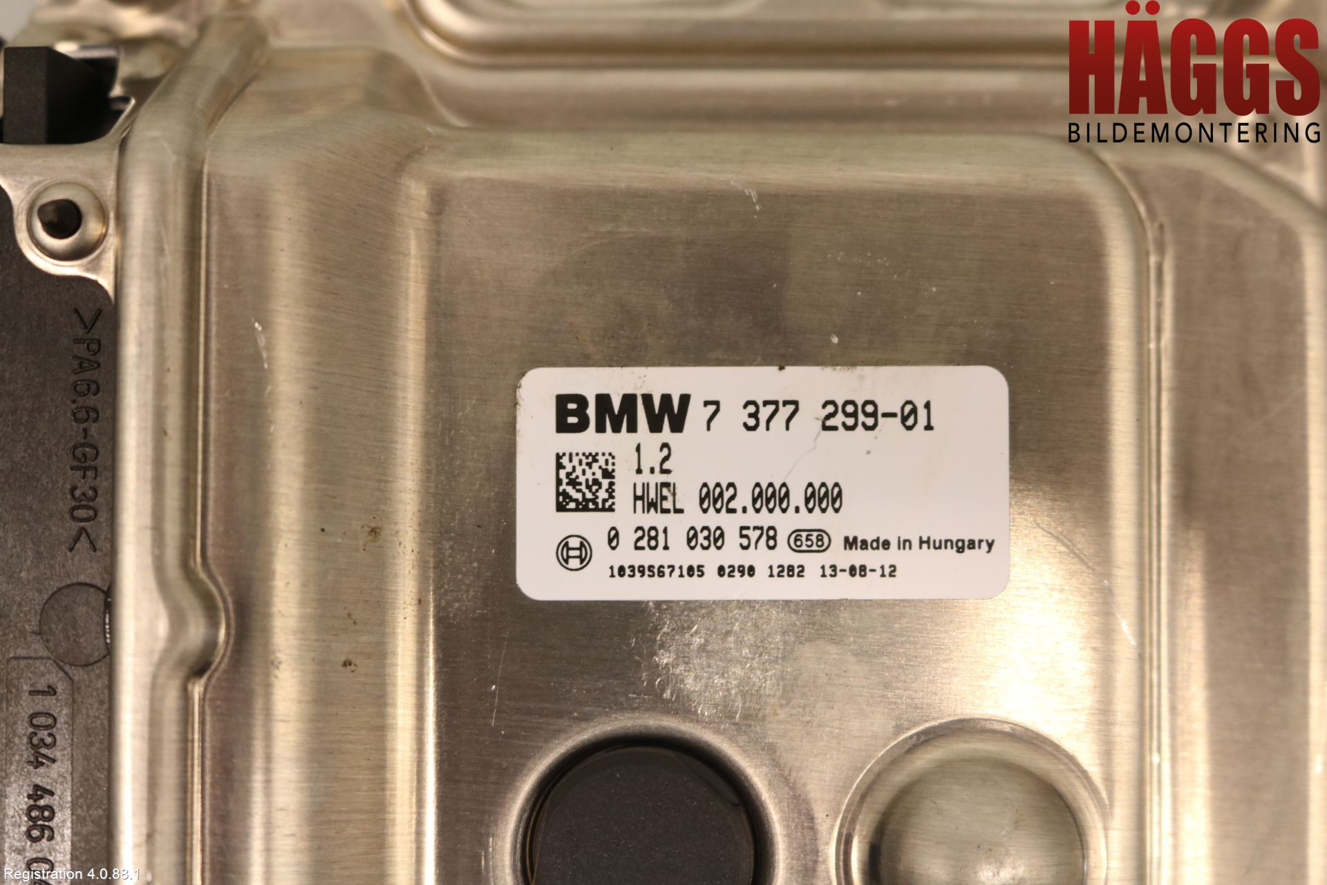 BMW 5 F10/F11/F18 09-17 Styrenhet Avgasrening