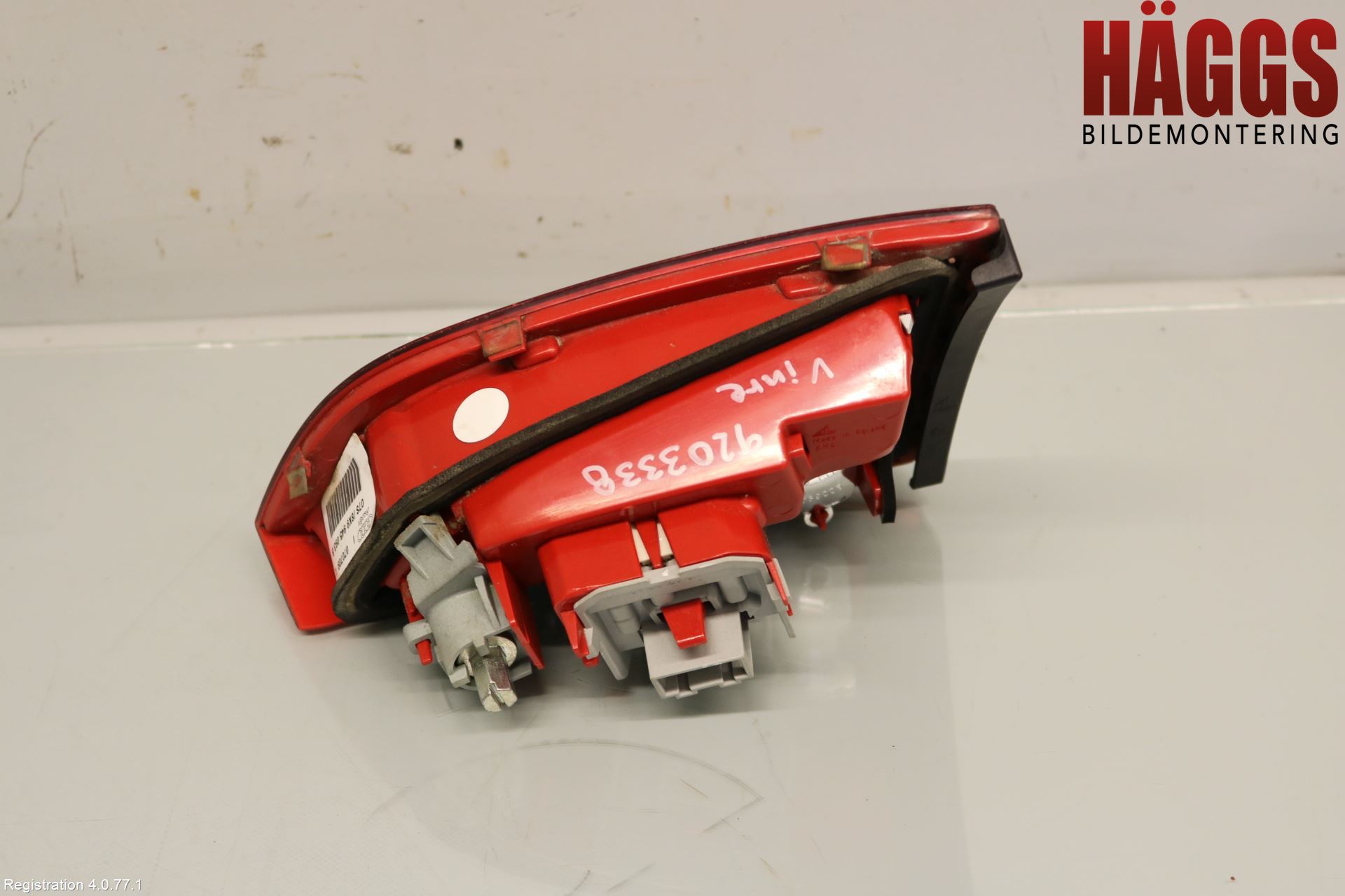 Audi A4/S4 08-11 Bakljus Lucka Vä