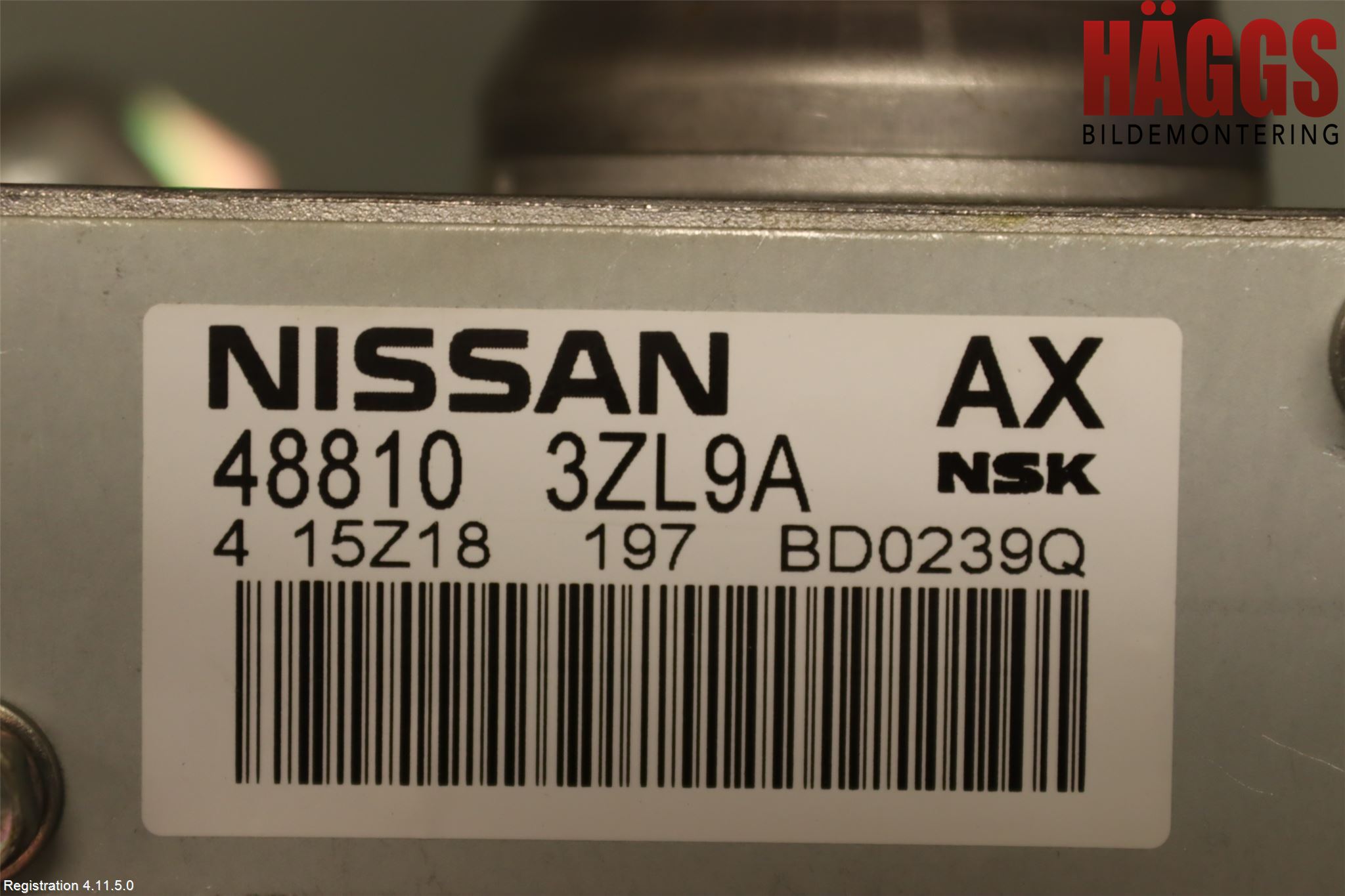 Nissan PULSAR Rattaxelagg Med Inb Servo