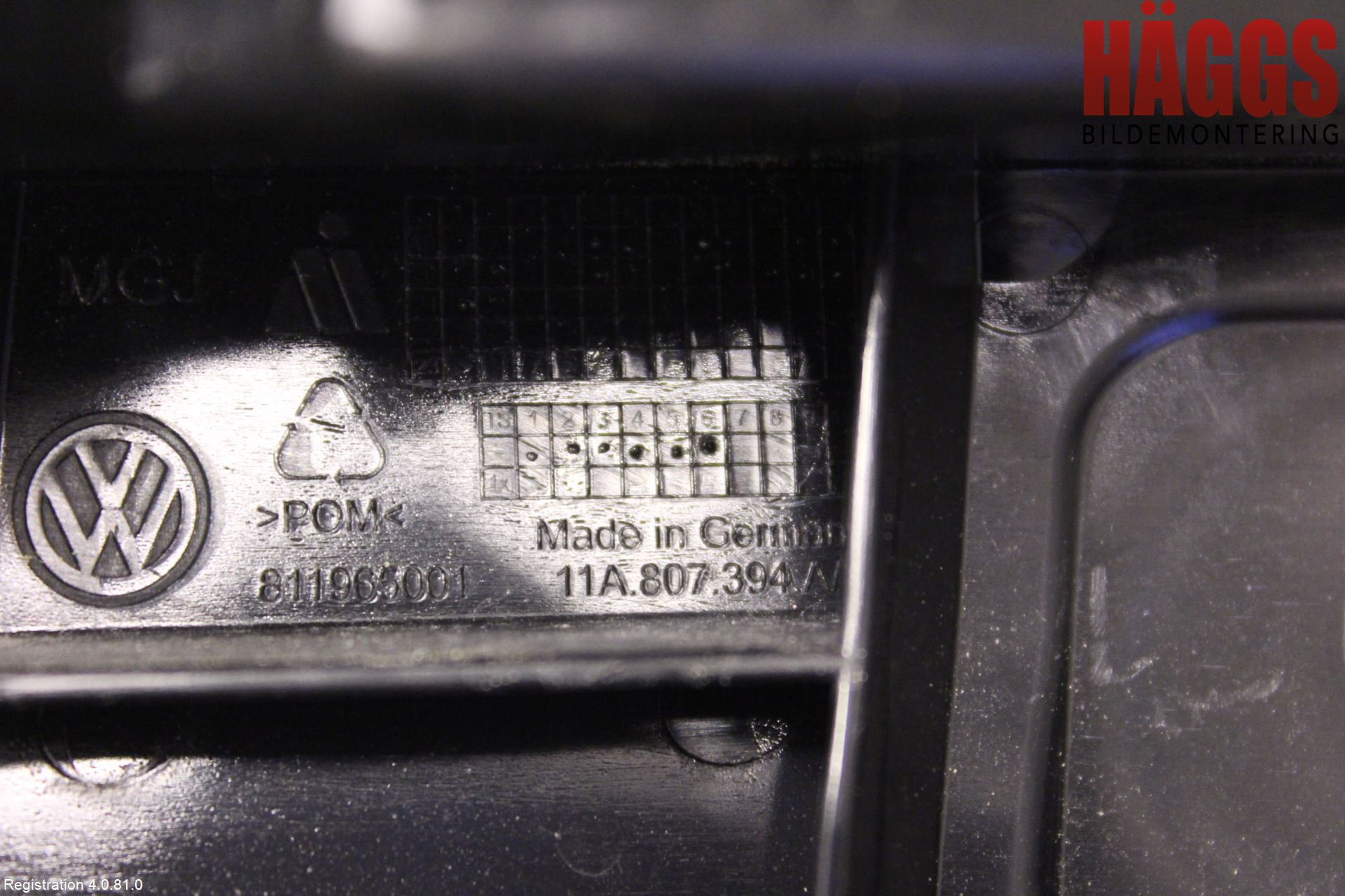 Volkswagen VW ID.4 21- Stötfångarfäste Bak Hö