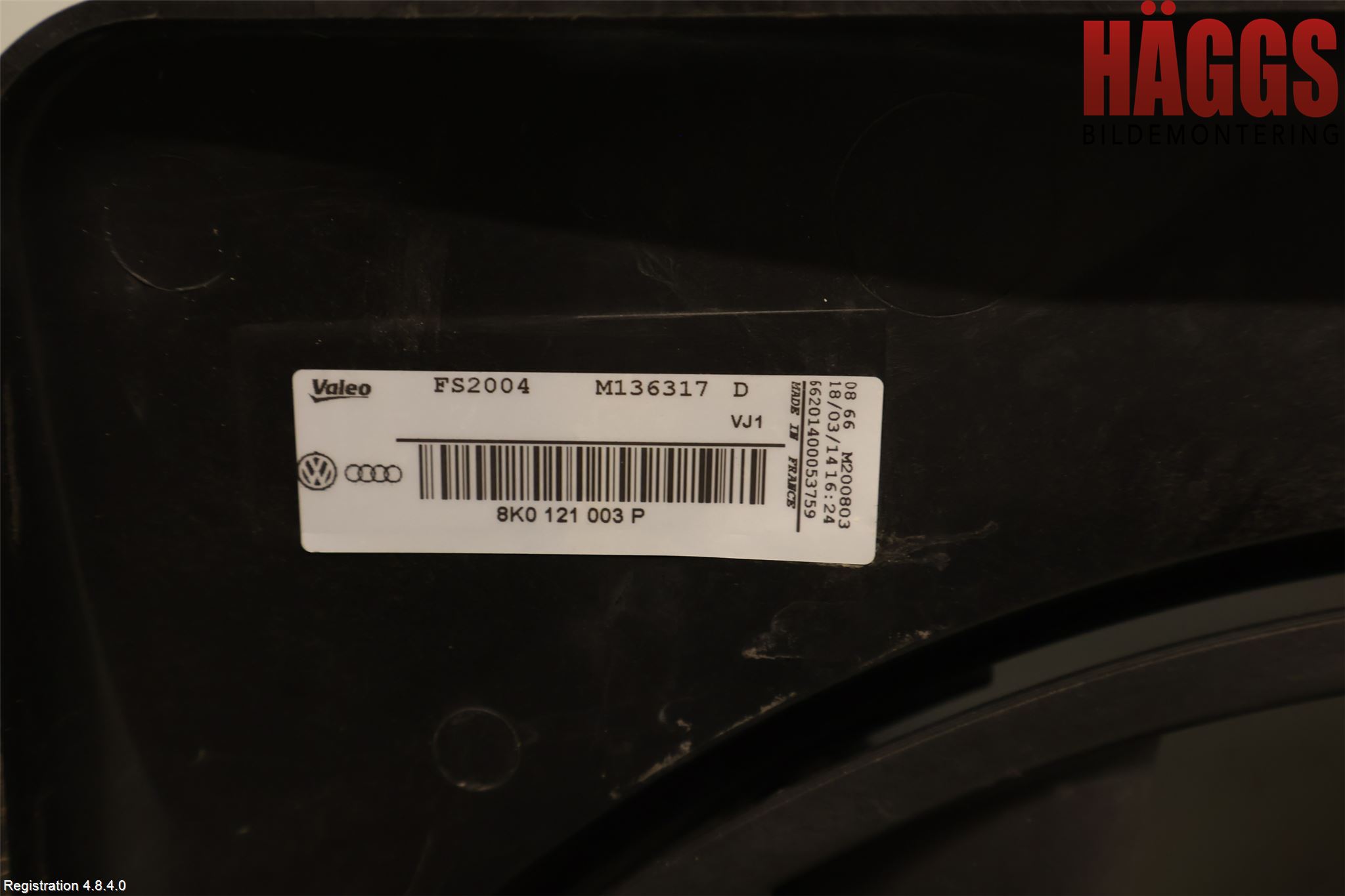 Audi A4 ALLROAD 09-16 Kylfläkt El