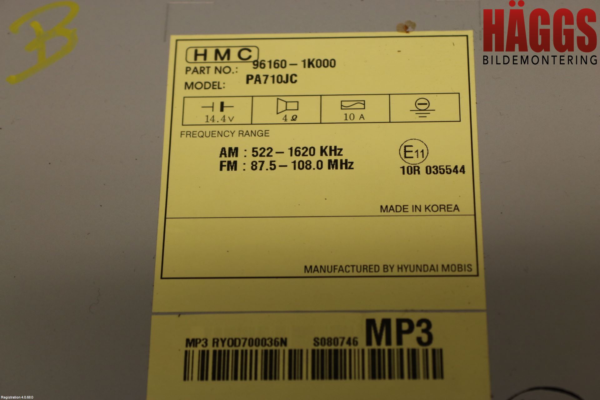 Hyundai ix20 Cd Radio - Multimediapanel