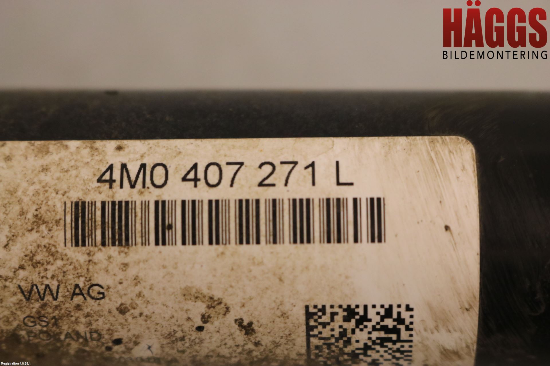 Volkswagen VW TOUAREG CR 18- Drivaxel Fram Höger