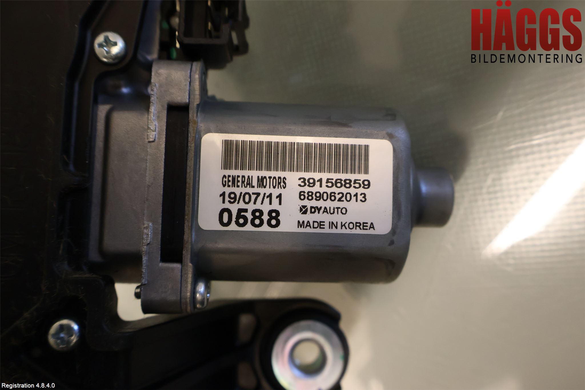 Opel ASTRA K 16-22 Torkarmotor Baklucka