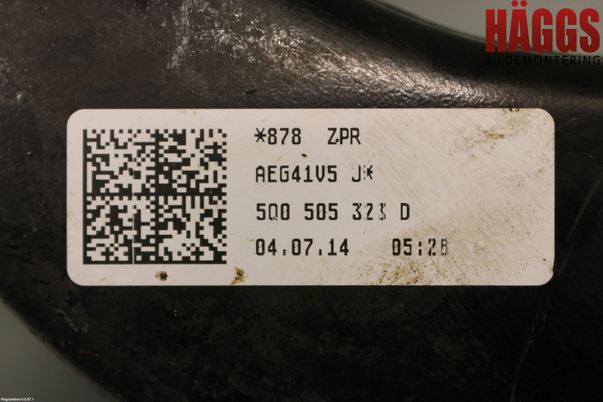 Audi A3/S3 8V 13-20 Bärarm Bak Vä-Hö