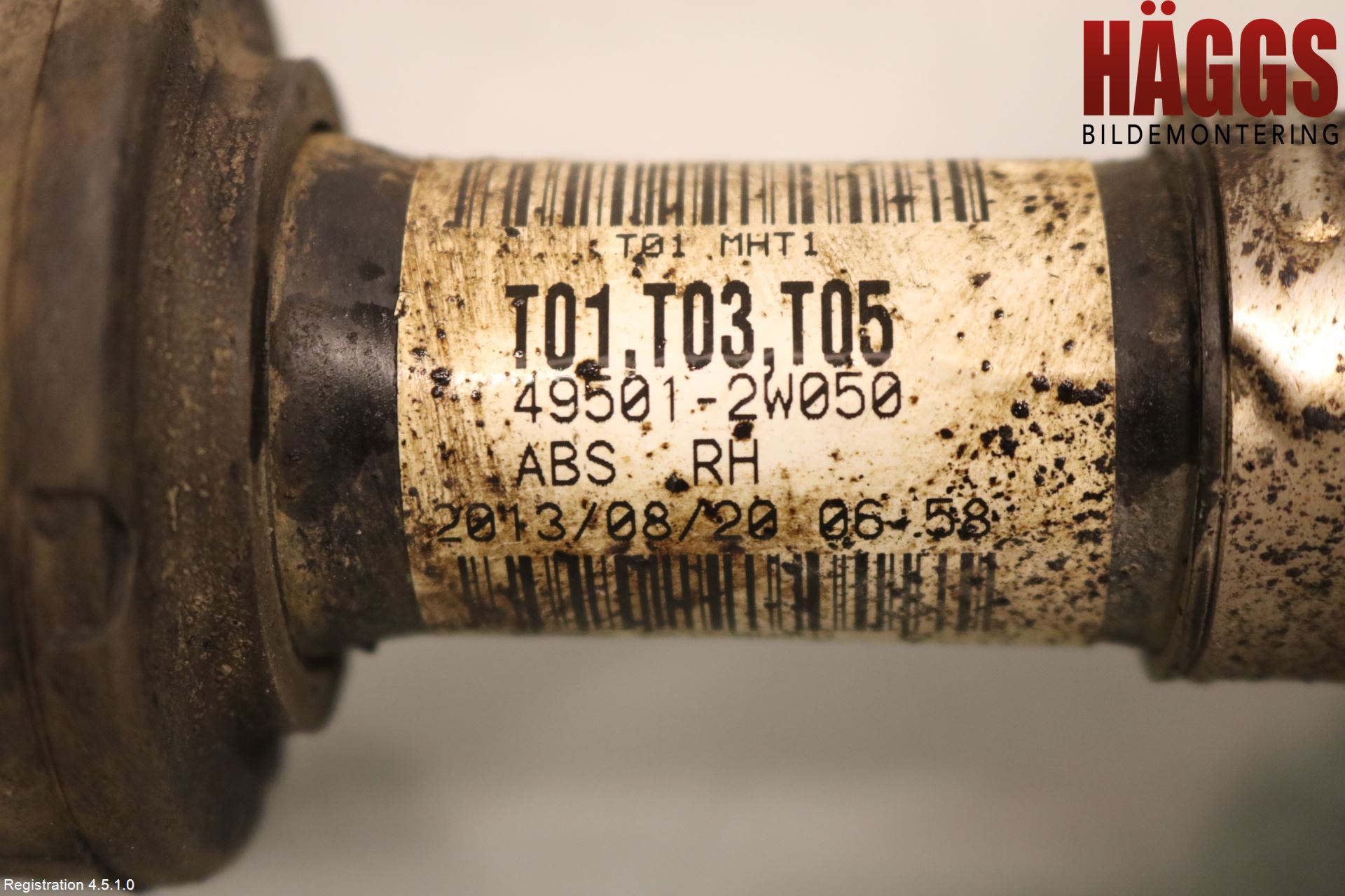 Hyundai SANTA FE 13-18 Drivaxel Fram Höger