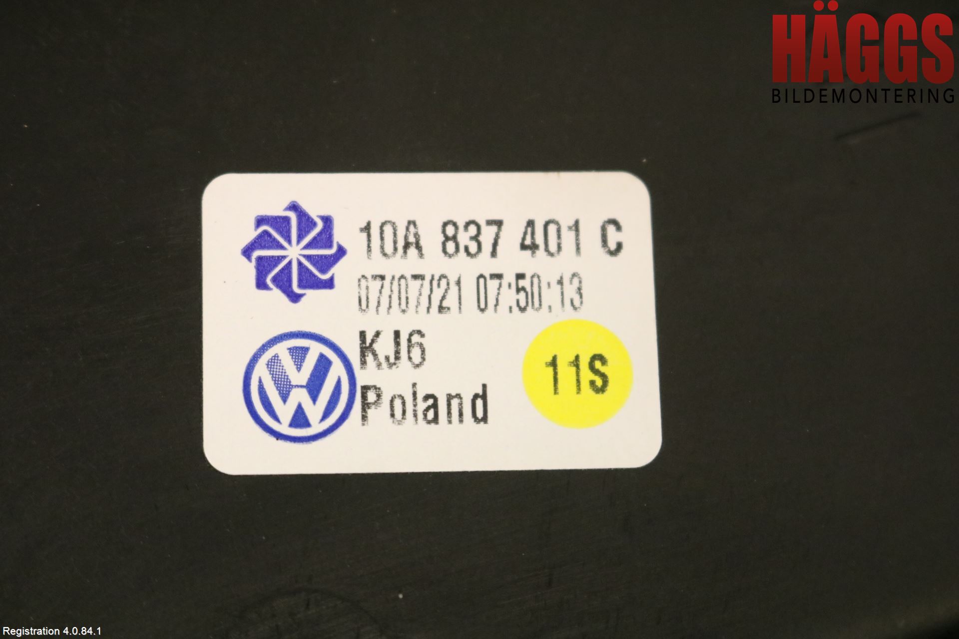 Volkswagen VW ID.3 21- Fönsterhissmekanism