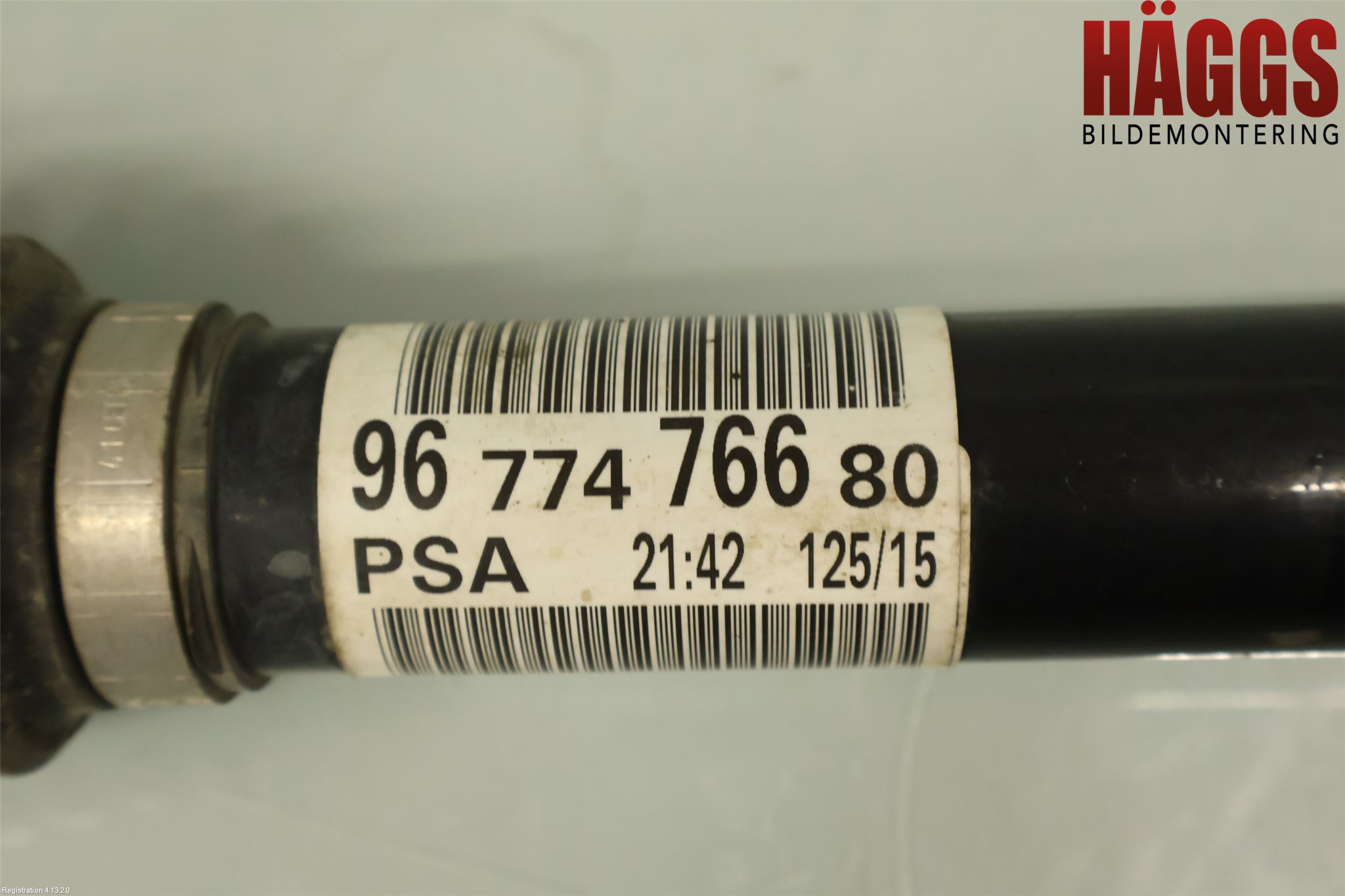 Citroen C4 CACTUS 14-20 Drivaxel Fram Höger