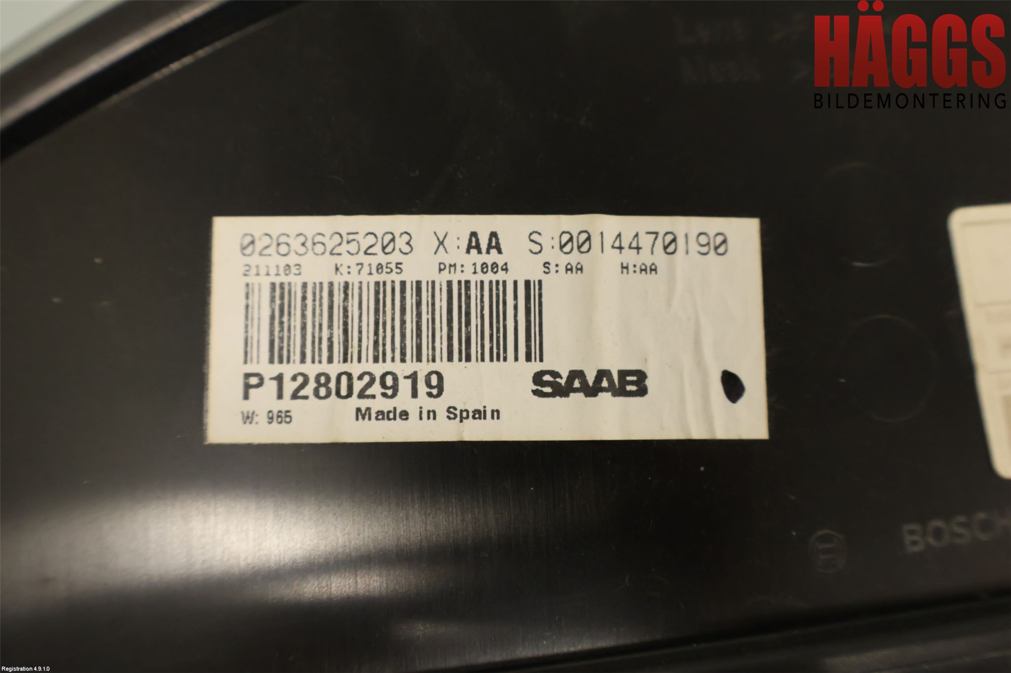 Saab 9-3 VER 2 Instrument Komb