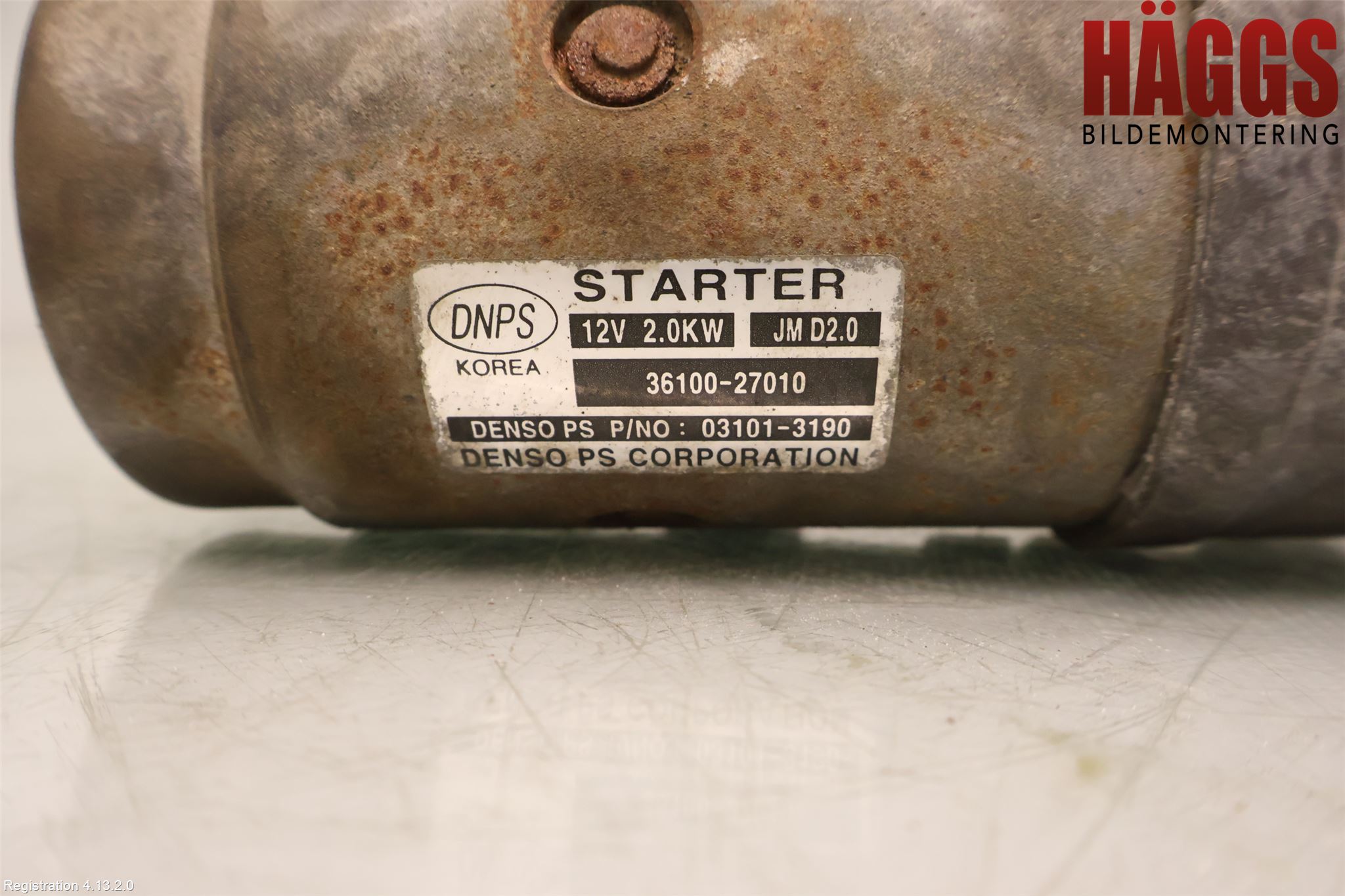 Hyundai SANTA FE  06-12 Startmotor Diesel