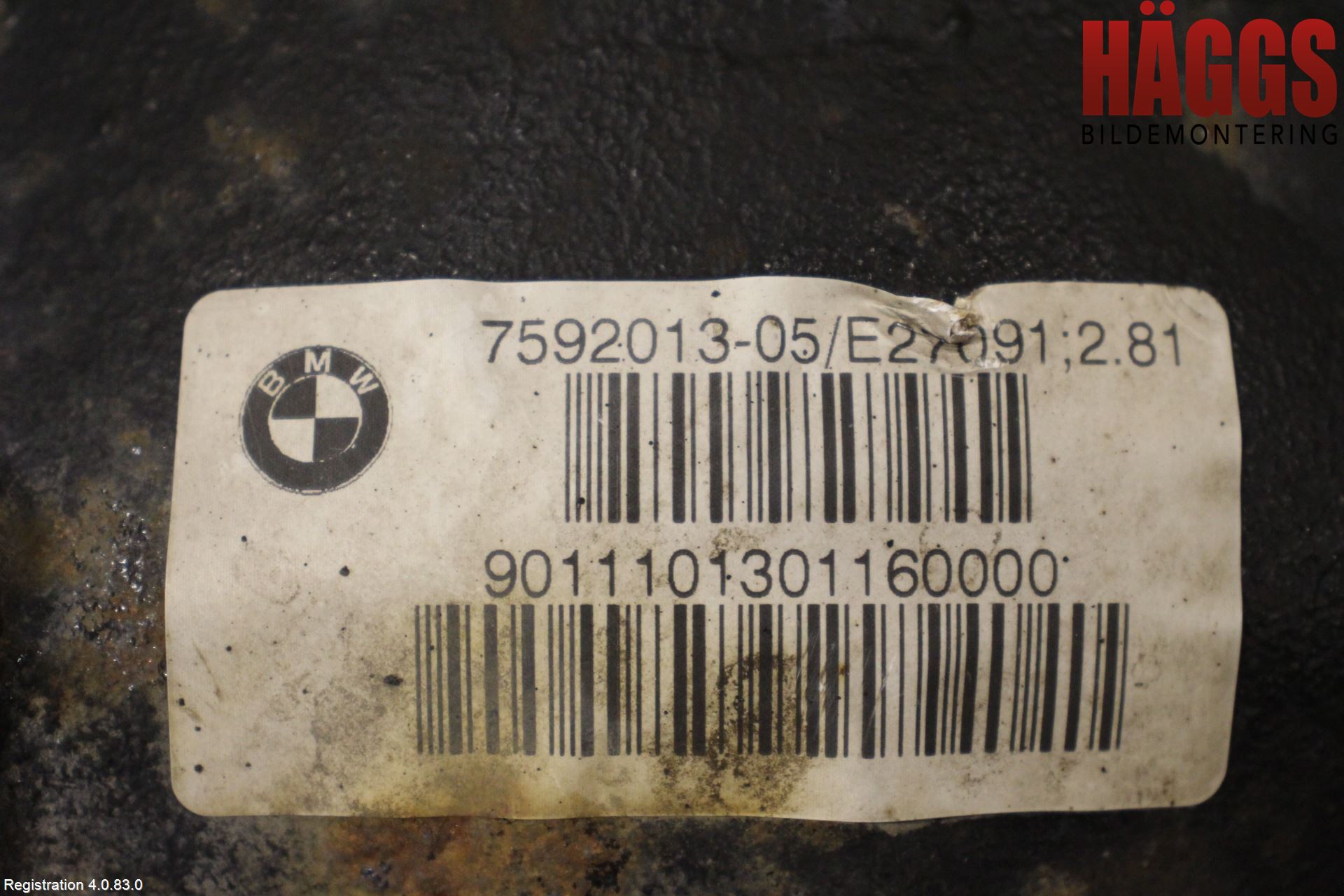 BMW X3 F25 10-17 Bakväxel-Diff