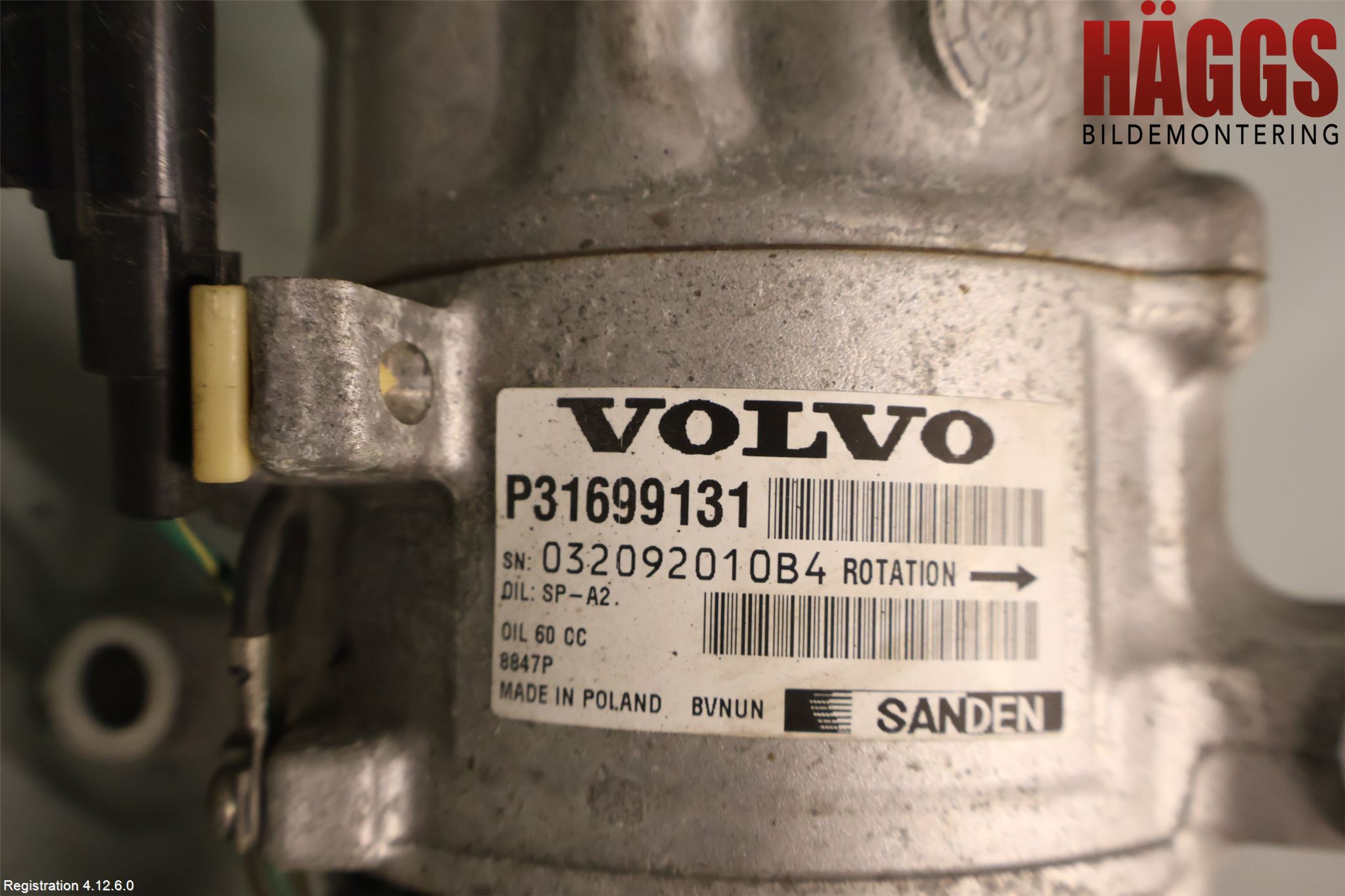 Volvo V90 17->> Ac Kompressor