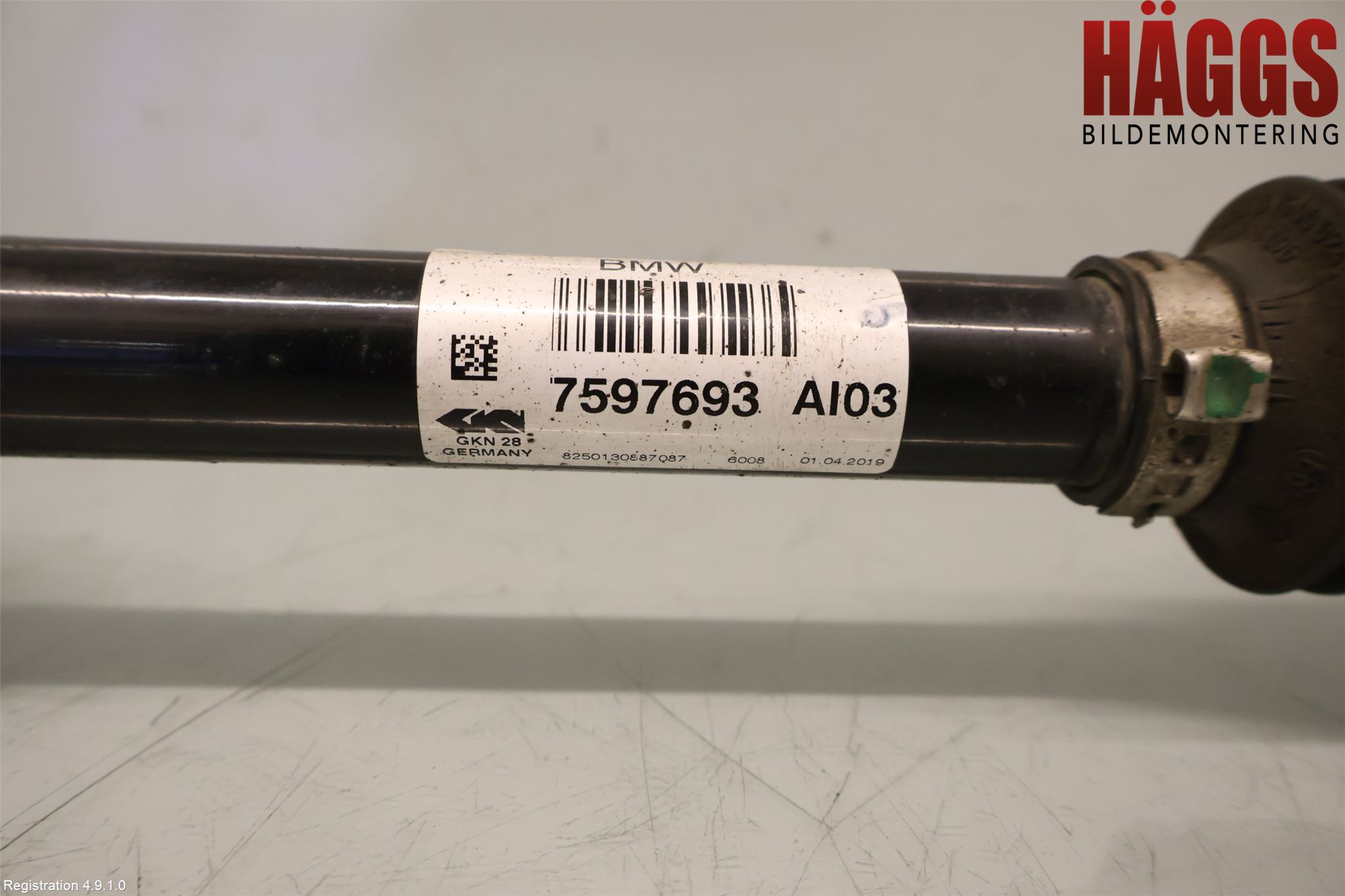 BMW 3 GT F34 13-19 Drivaxel Fram Vänster