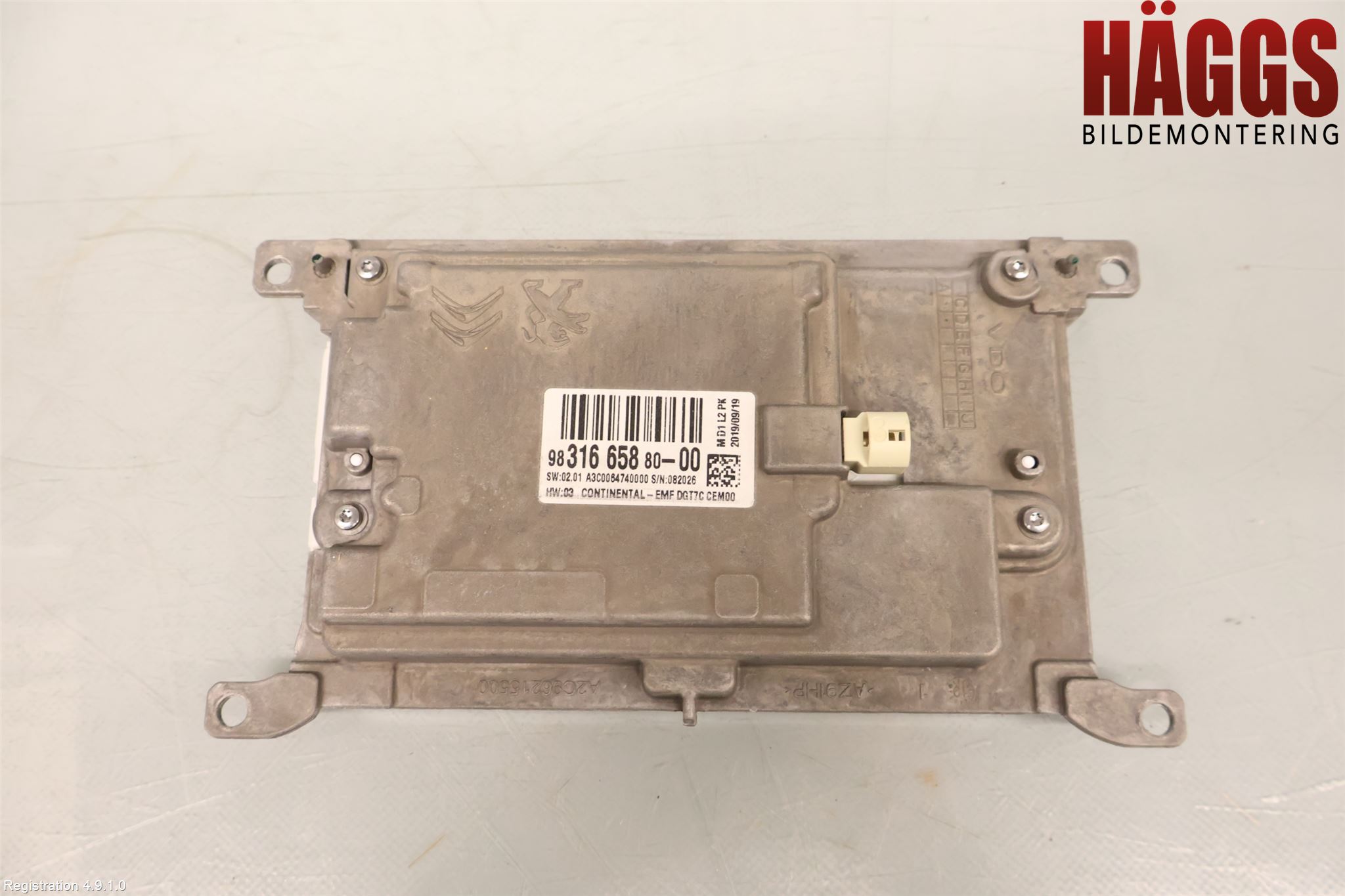 Toyota PROACE II 16- Multifunktionsdisplay