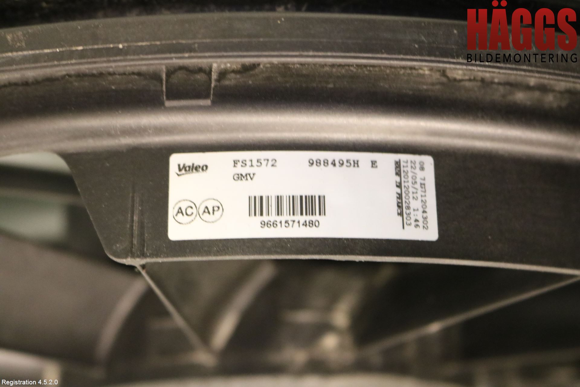 Citroen BERLINGO 08-18 Kylfläkt El