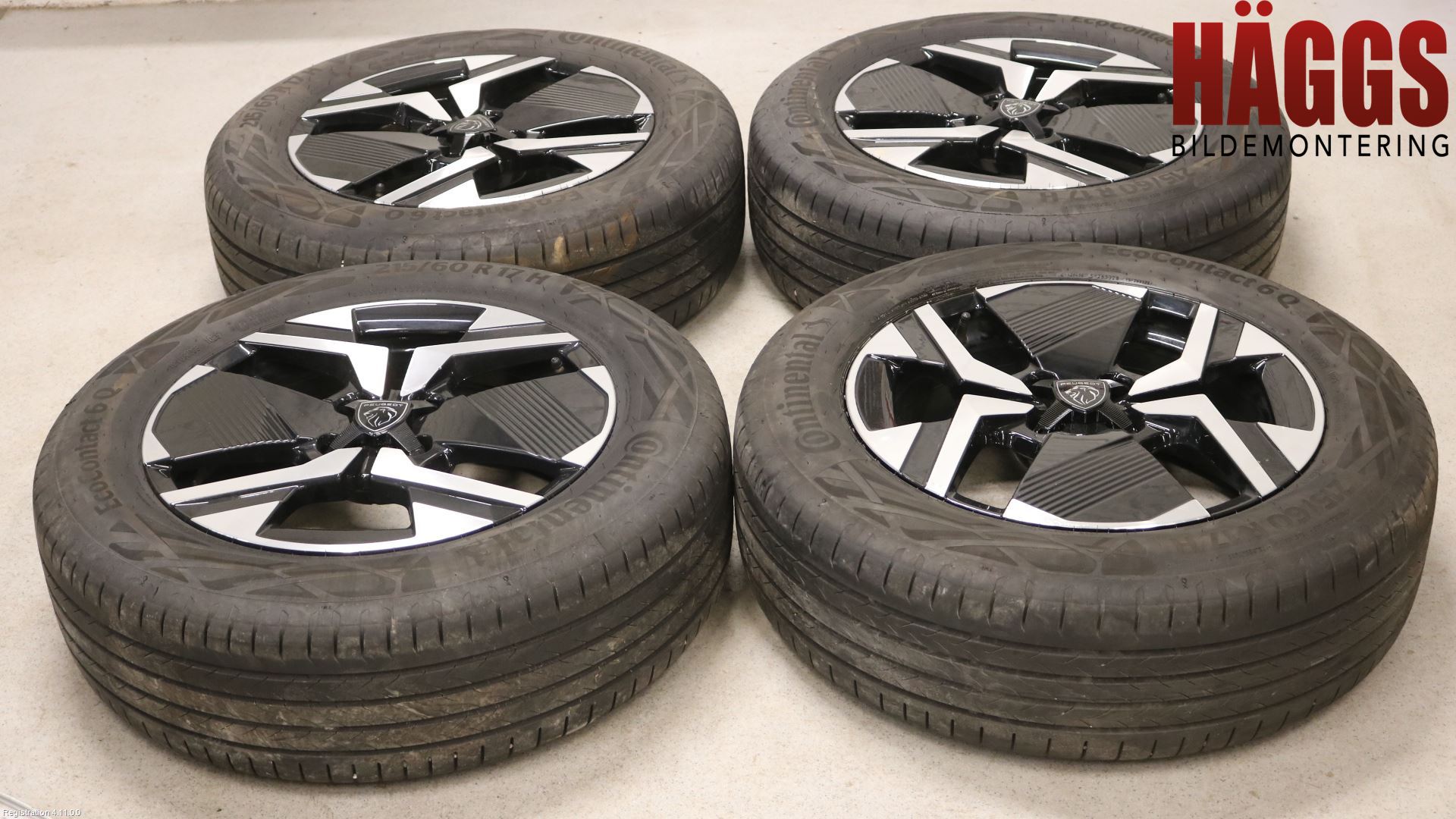 Peugeot 2008/E-2008 20- Sommardäck Alumfälg 4St