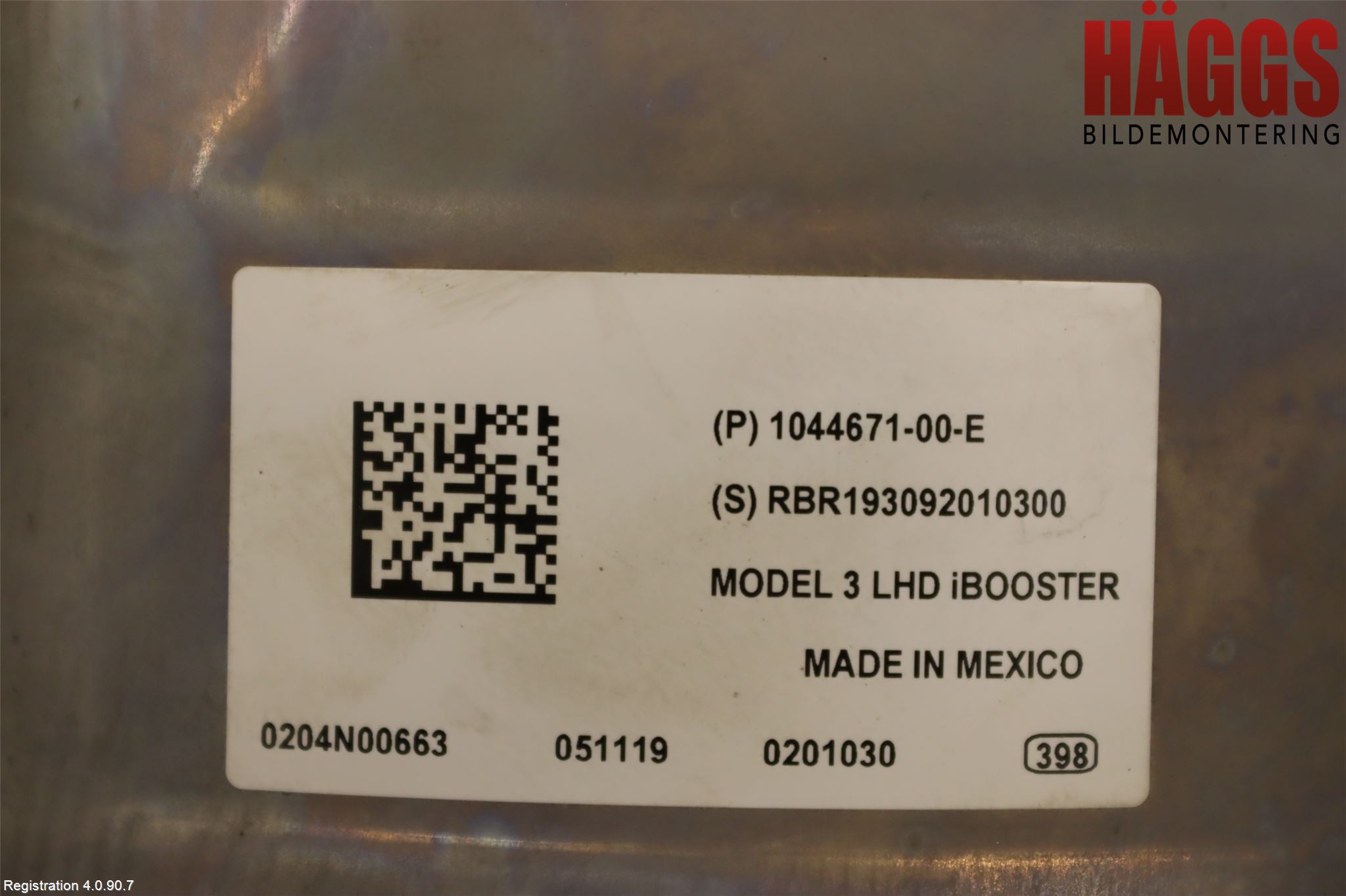 Tesla MODEL 3 17- Bromsservo