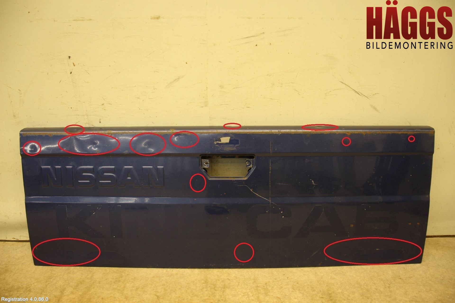 Nissan NAVARA 98-05 Flakläm