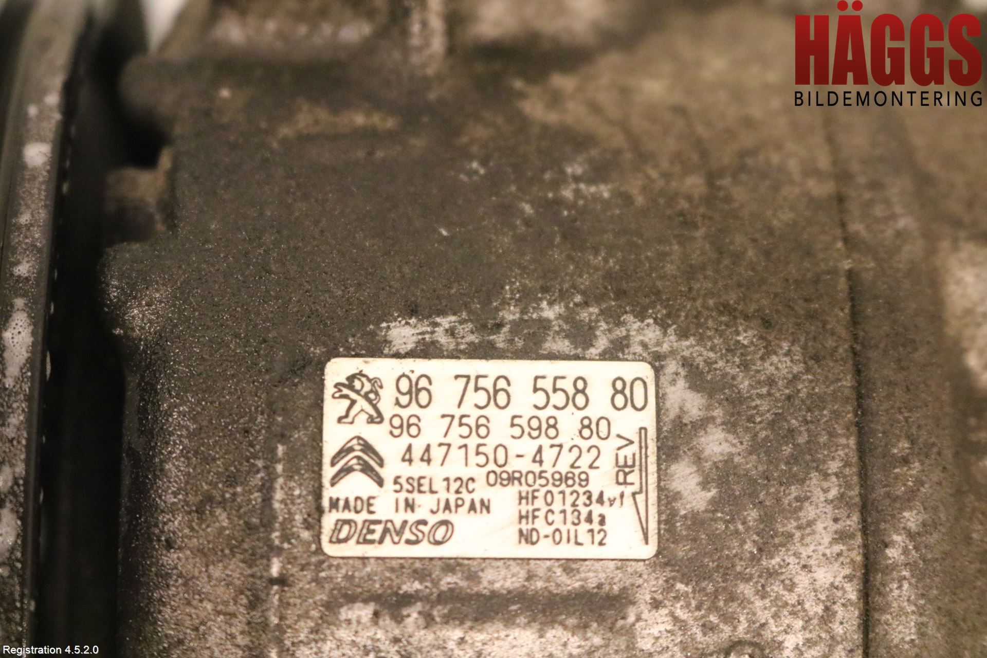 Citroen C4 CACTUS 14-20 Ac Kompressor