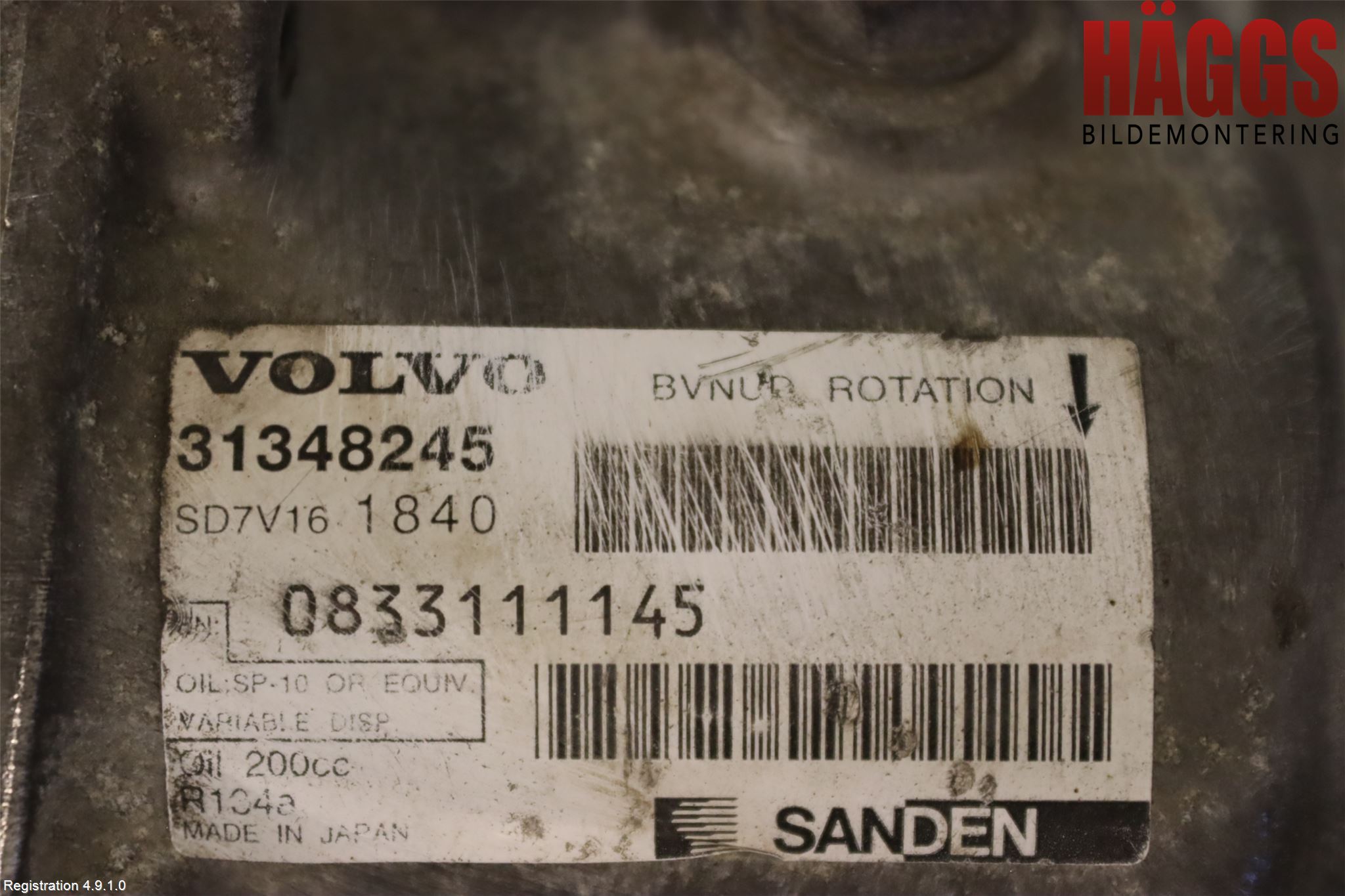 Volvo V50 08-12 Ac Kompressor