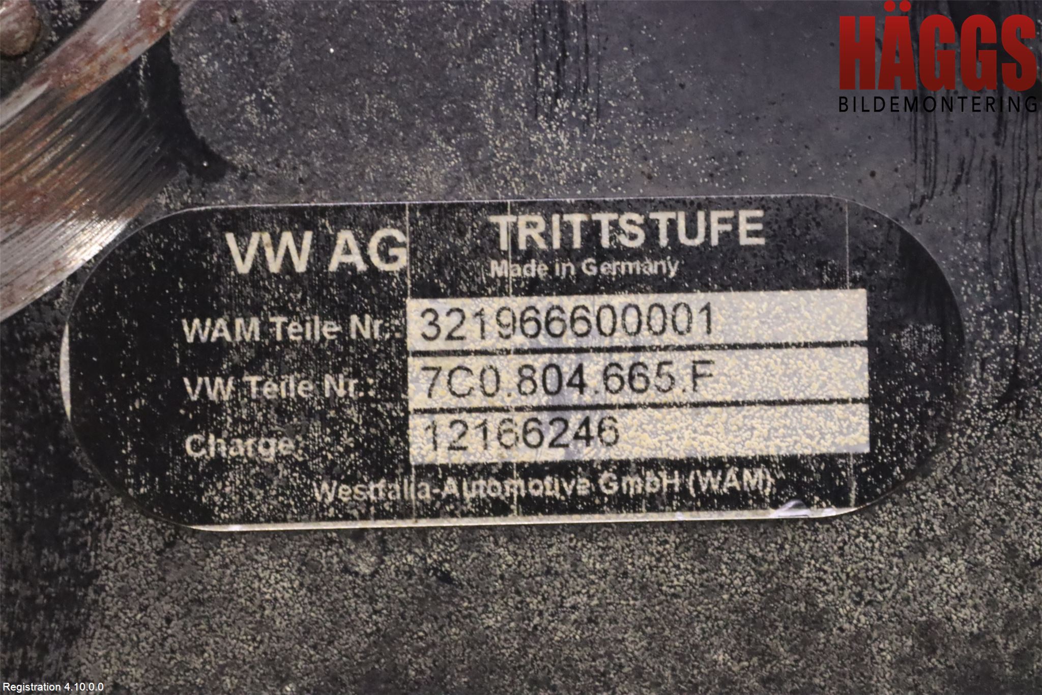 Volkswagen VW CRAFTER II / E-CRAFTER 17- Fotsteg