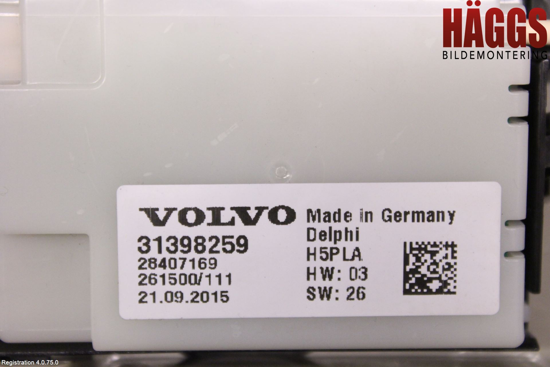 Volvo V40 12-19 Innerbelysning