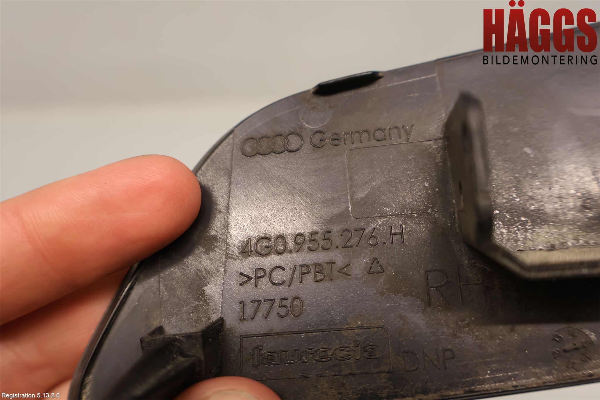 Audi A6/S6 4G 11-18 Spolarmunstycke Strålkastare