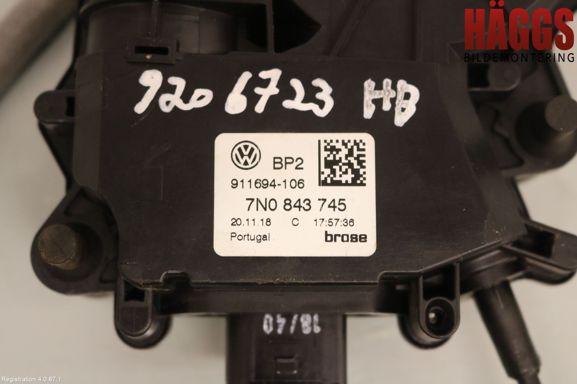 Volkswagen VW SHARAN 11- Dörröppnare Automatiskt