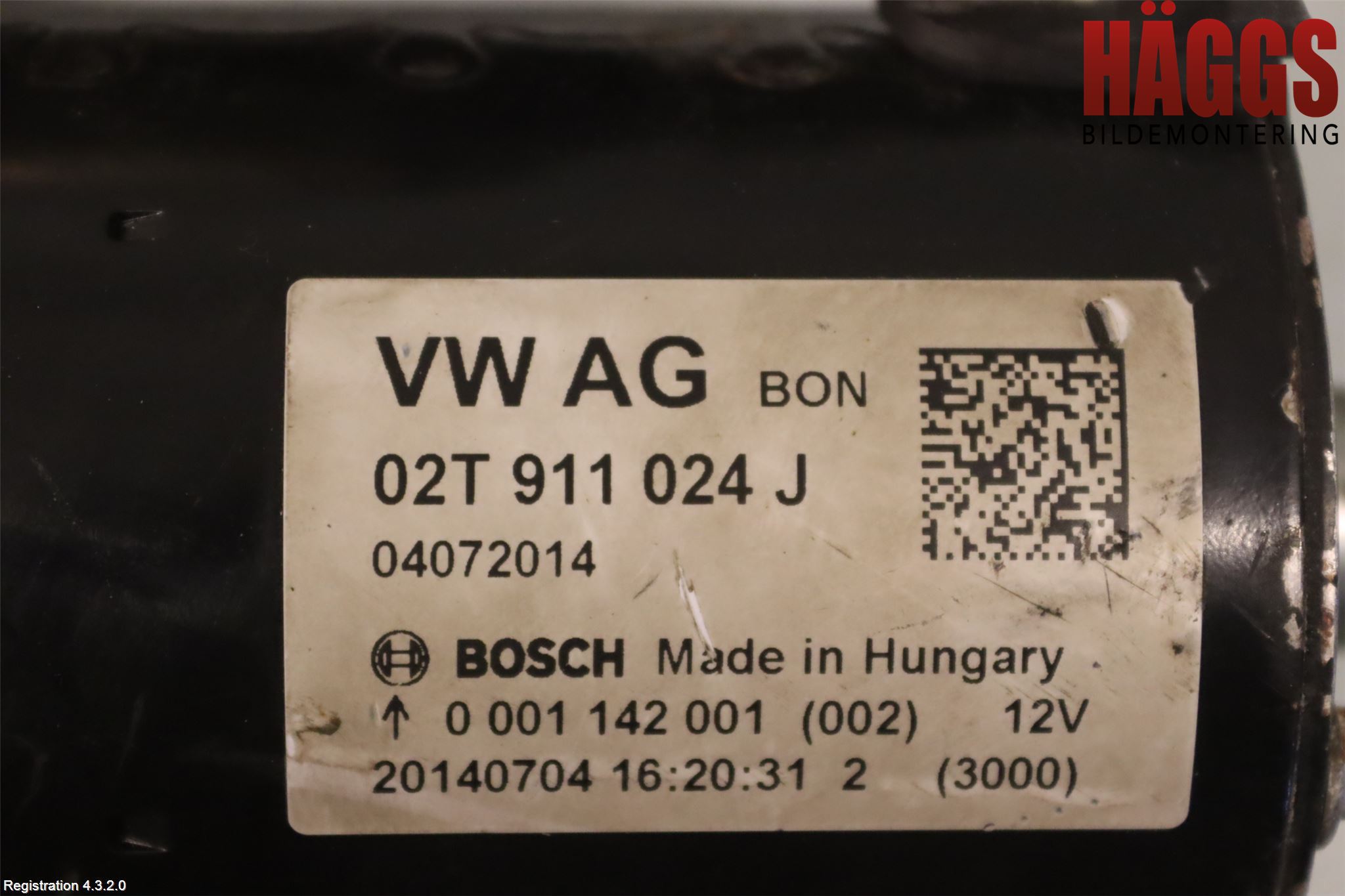 Skoda FABIA 07-14 Startmotor