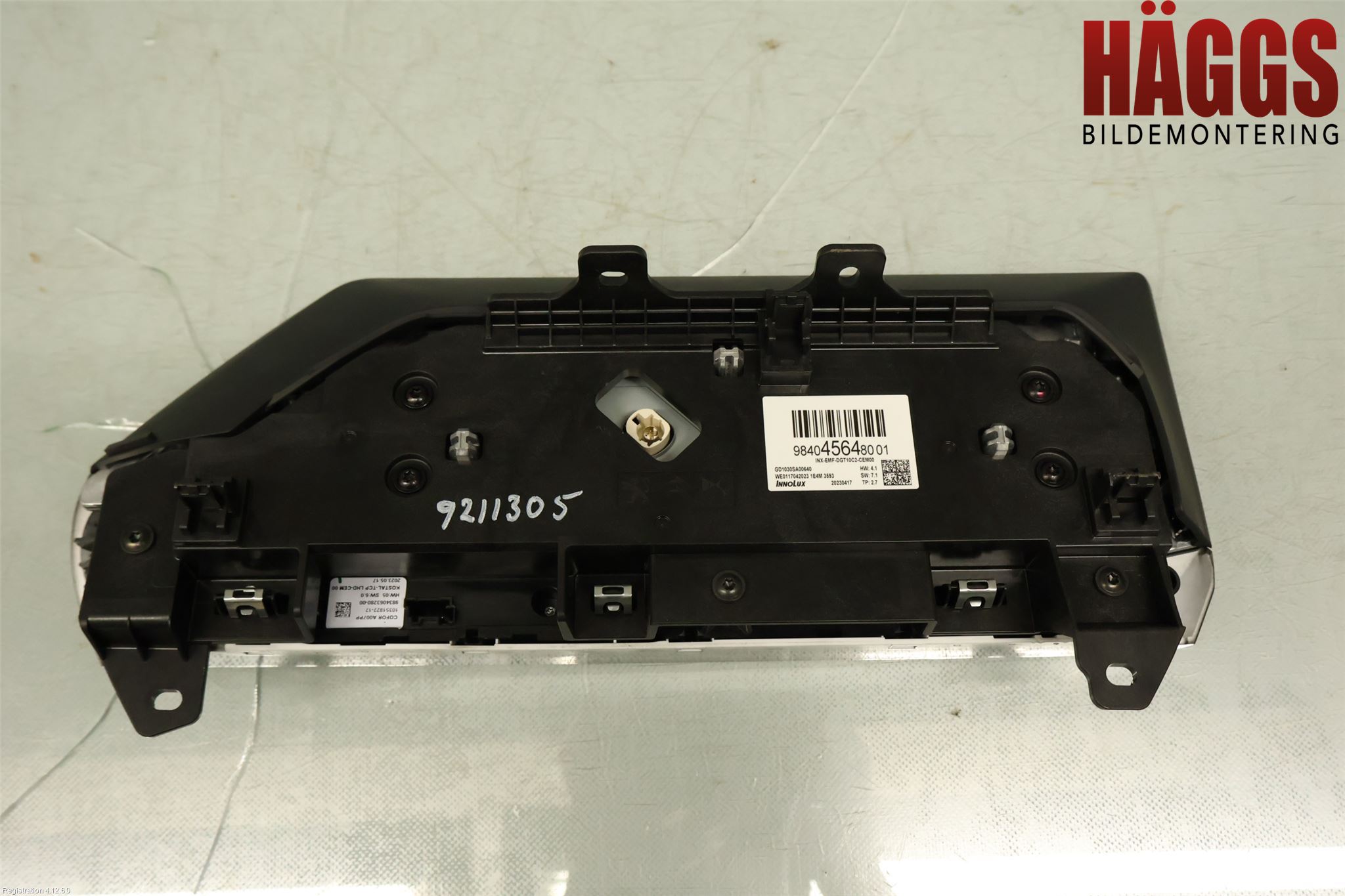 Citroen C4/E-C4 C4X/E-C4X III 21- Multifunktionsdisplay