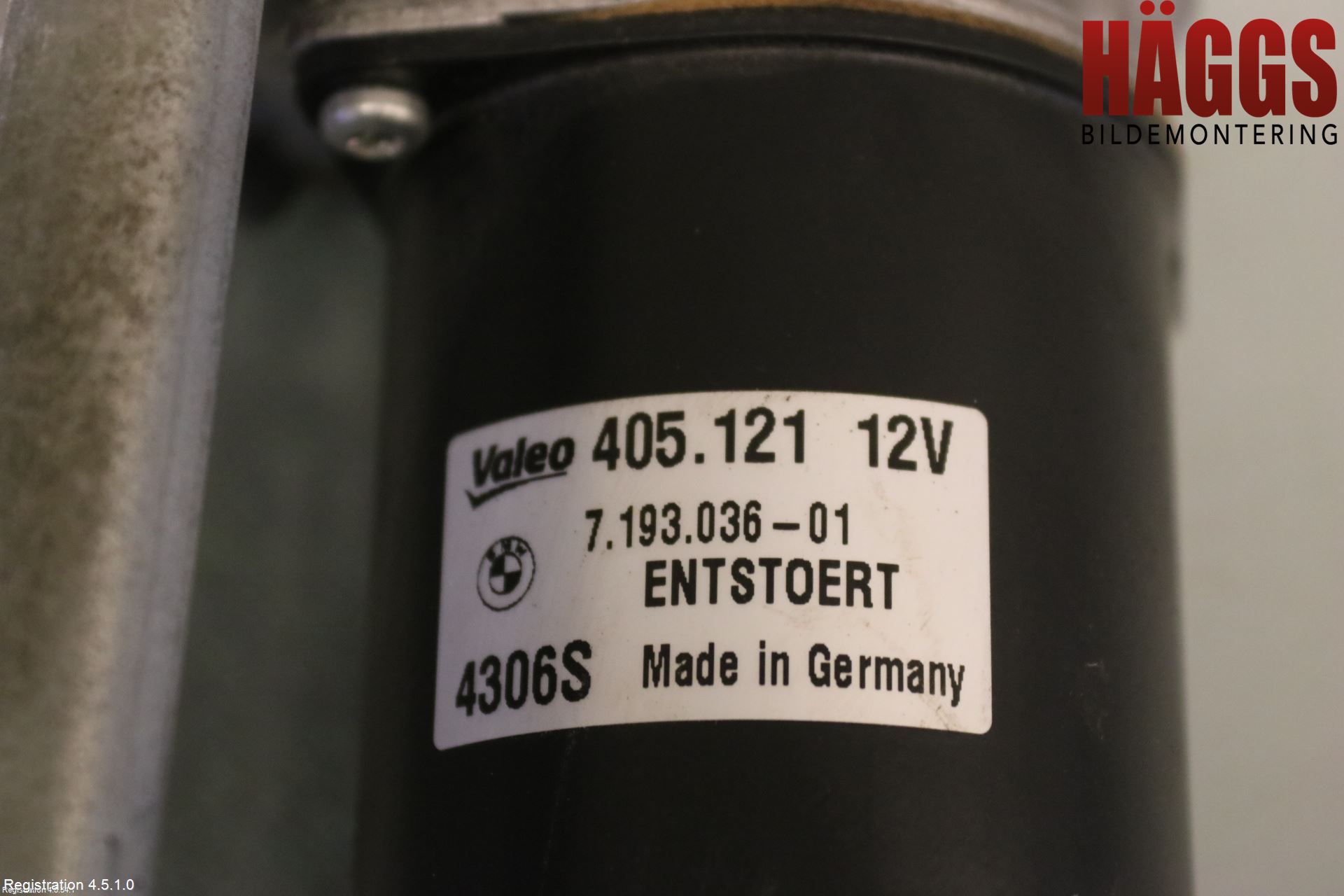 BMW 1 E87/81 5D/3D 03-11 Torkarmotor Vindruta