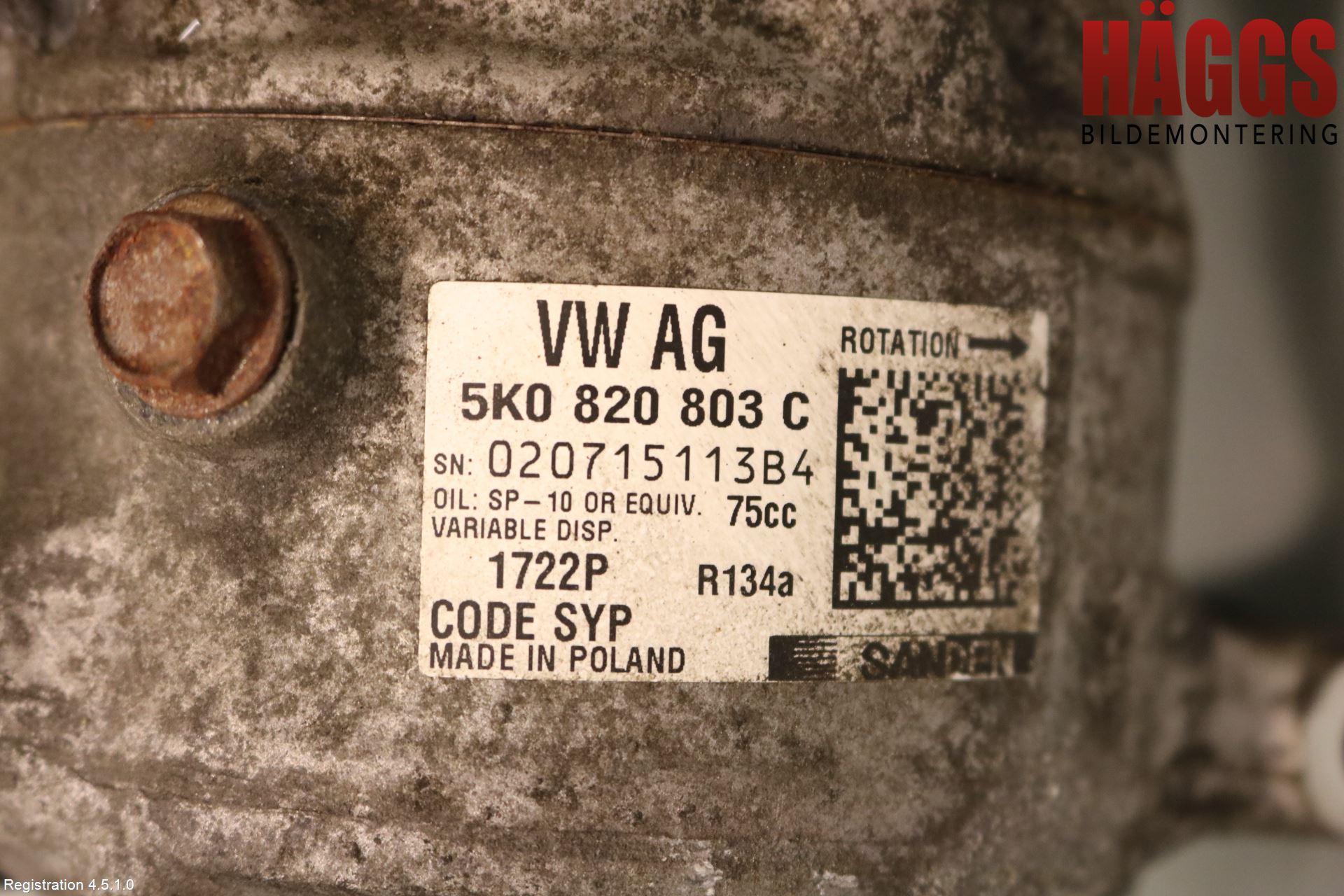 Audi A1/S1 11-18 Ac Kompressor