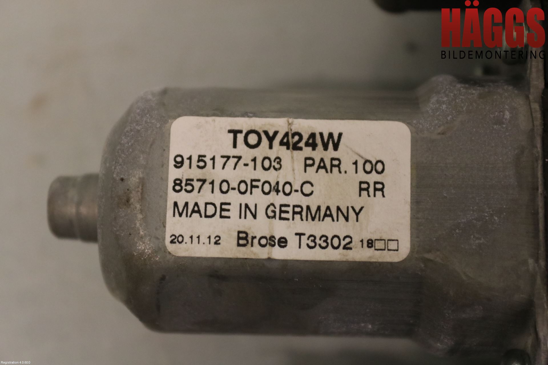 Toyota VERSO 09-18 Fönsterhiss El Kompl