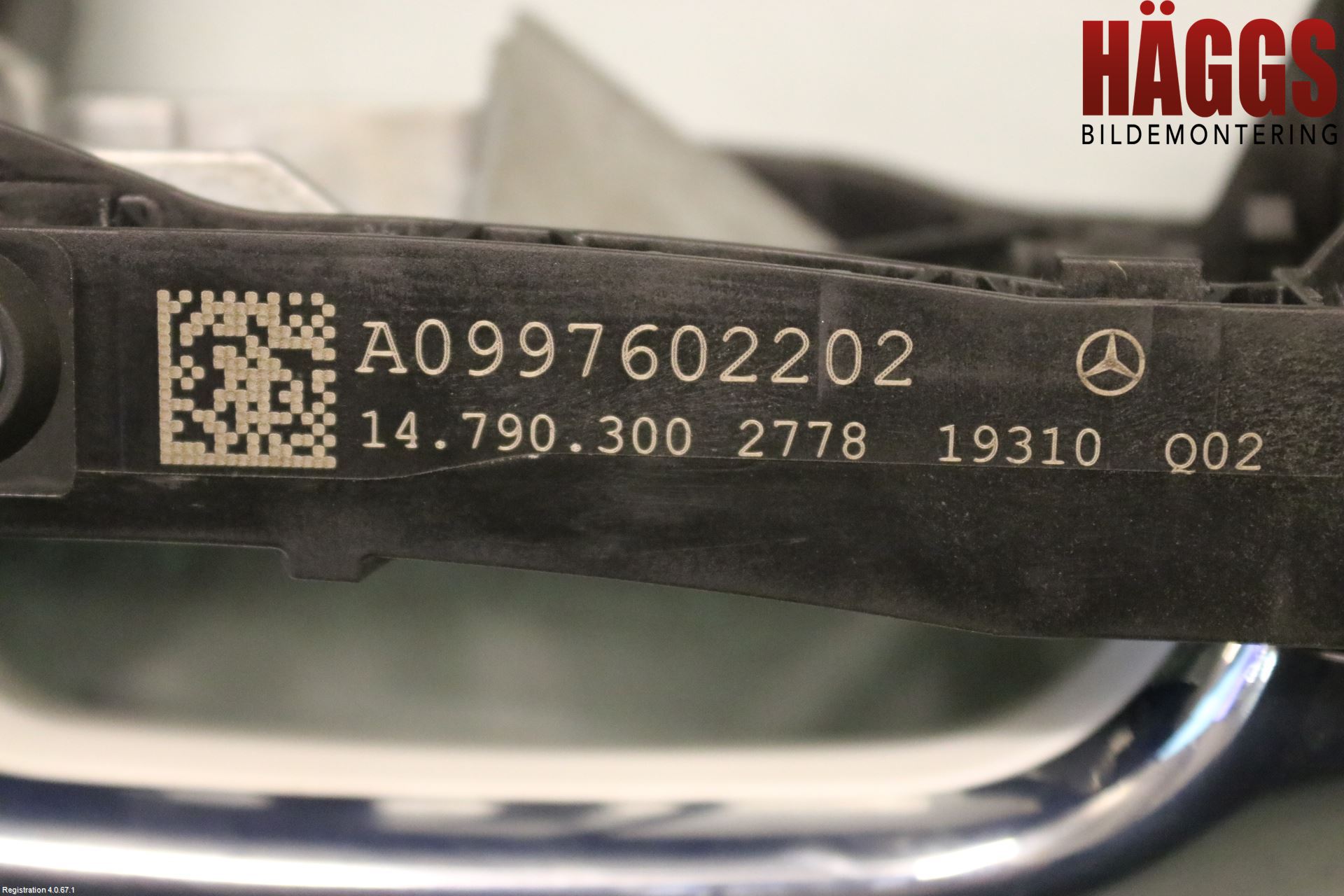 Mercedes-Benz MB A-KLASS (W177) 18- Dörrhandtag Yttre Hö
