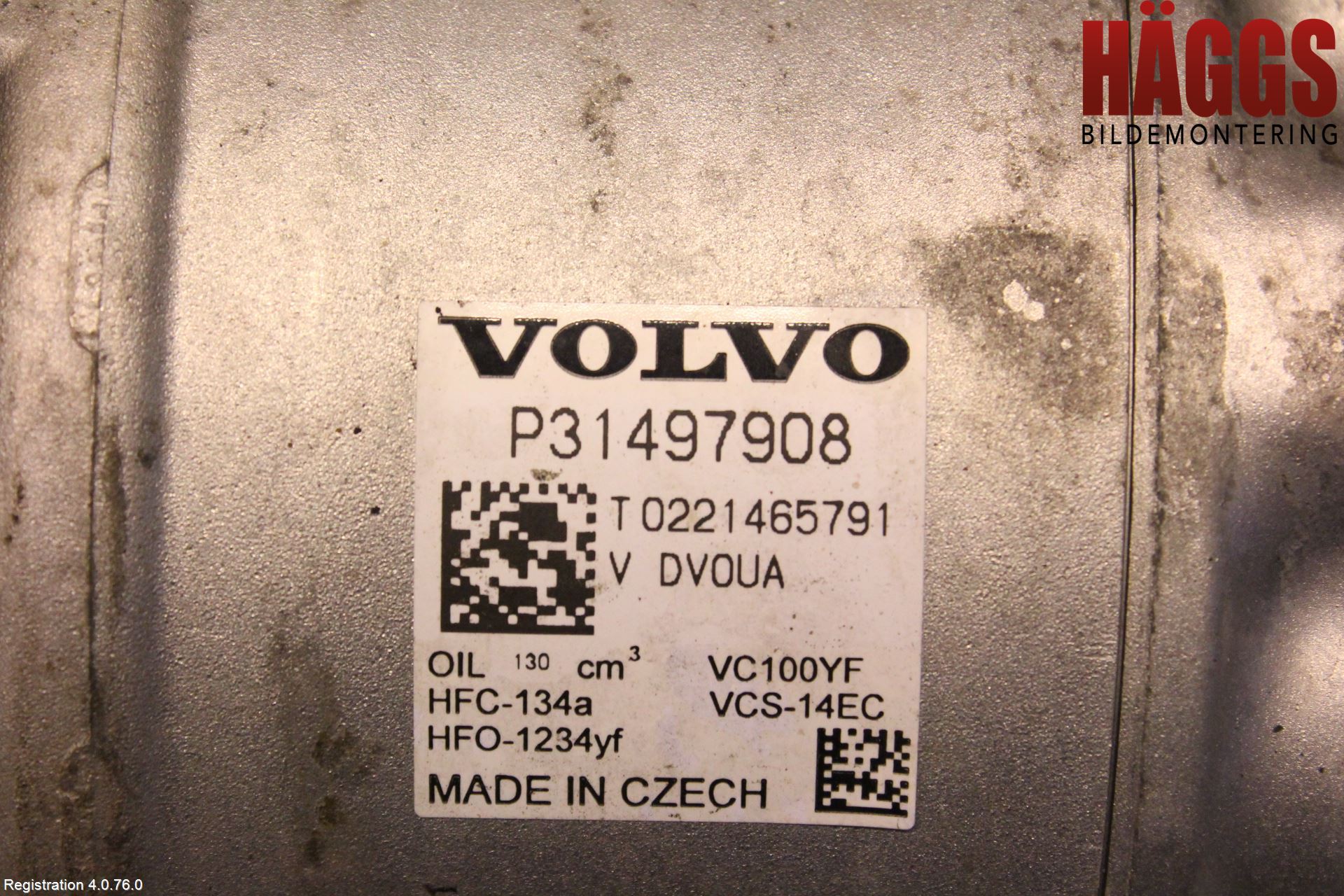 Volvo XC60 18- Ac Kompressor