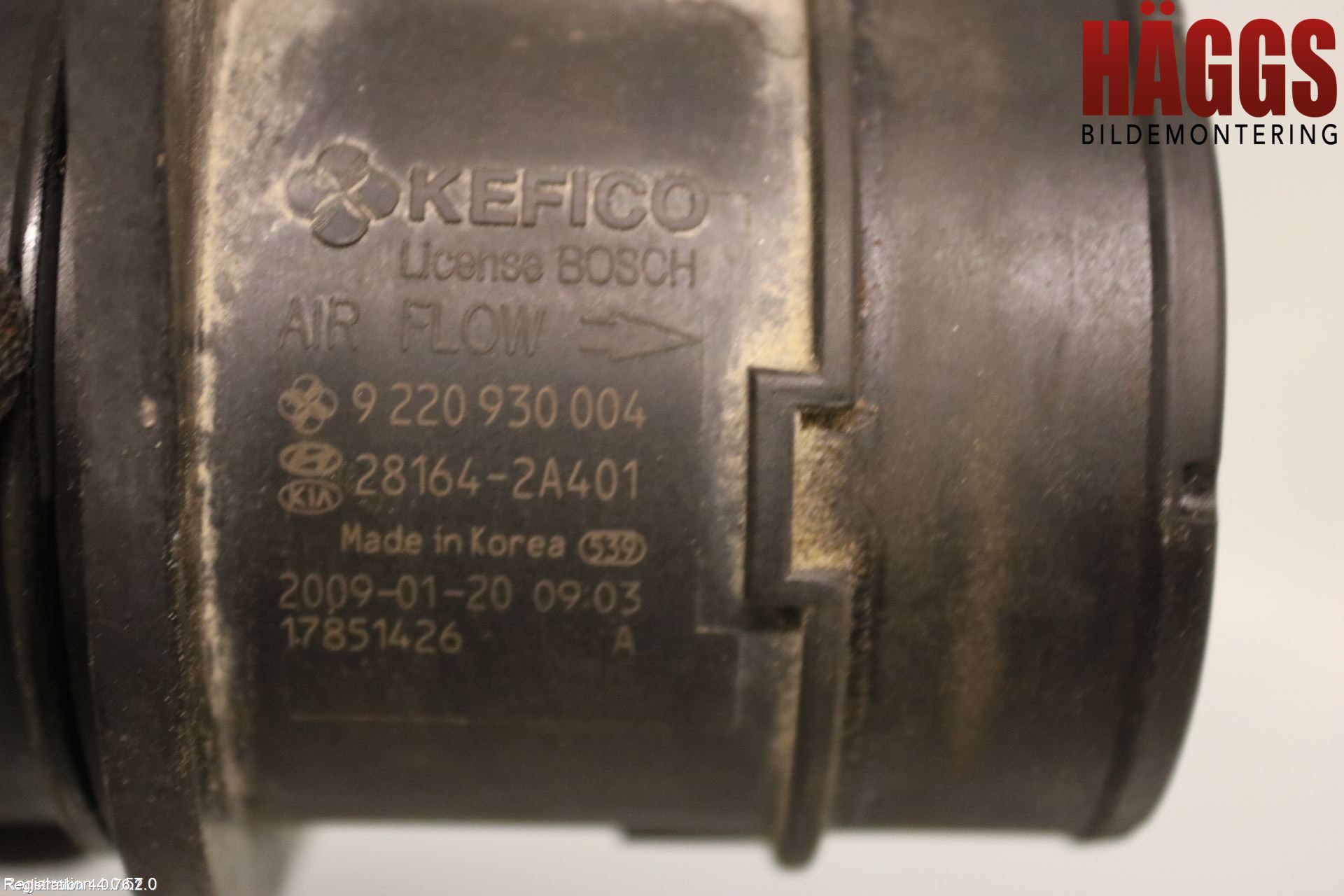 Hyundai i30 FD 07-12 Injluftmassamätare