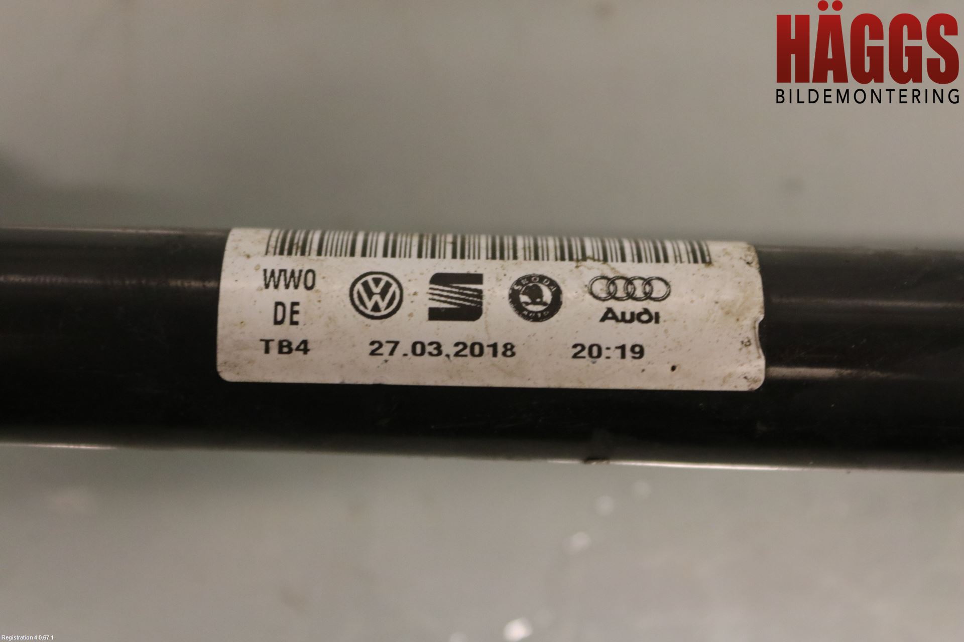 Volkswagen VW GOLF / E-GOLF VII 13-20 Drivaxel Fram Vänster