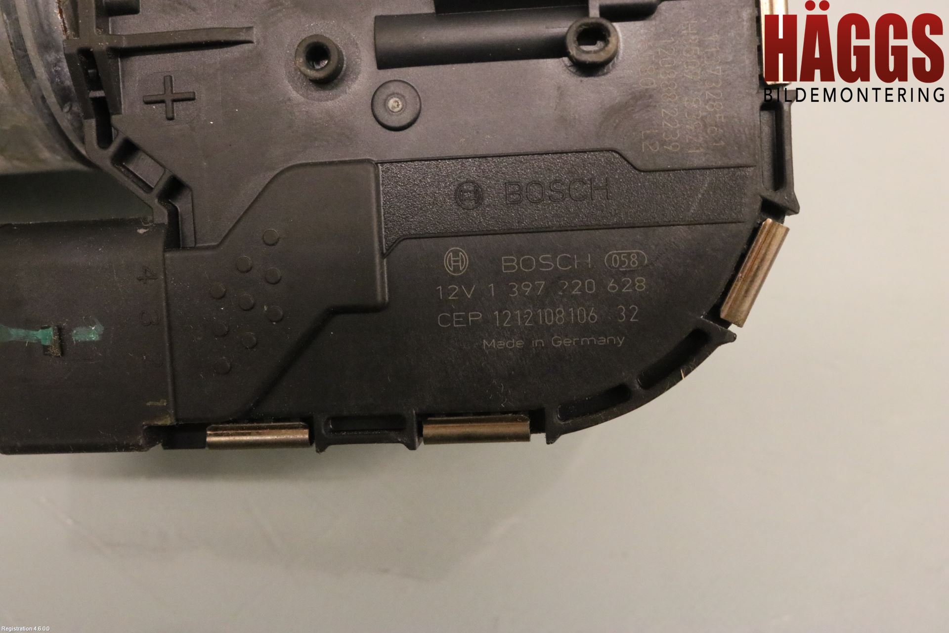 Volvo V60 11-13 Torkarmotor Vindruta